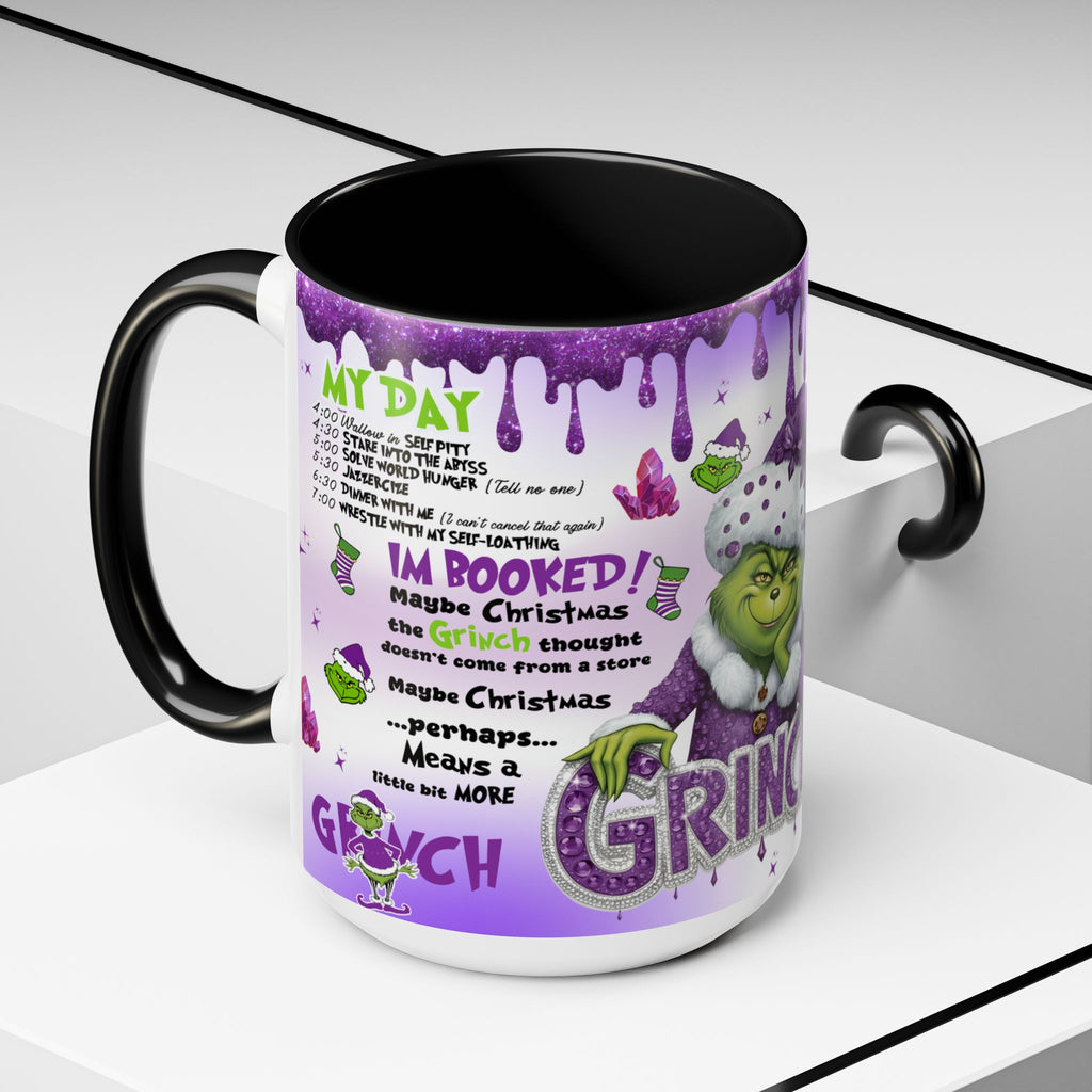 Grinchy Coffee Mug - Fun Holiday Mug, Christmas Gift, Office Decor, Grinch Lovers, DNA Test Humor