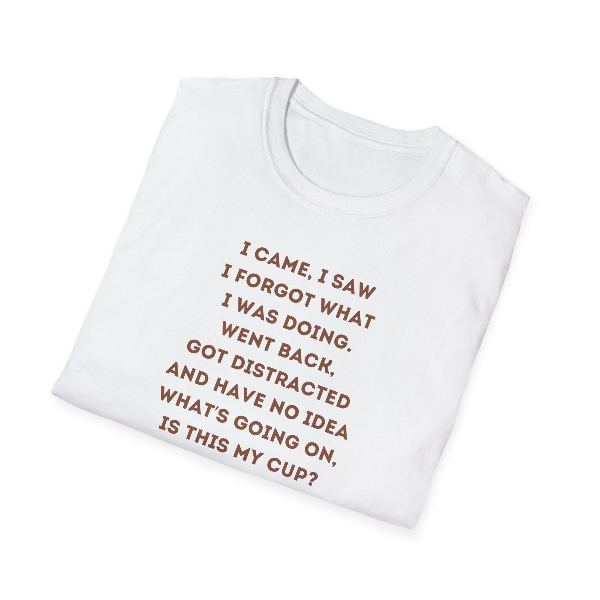 Funny Coffee Quote T-Shirt for Coffee Lovers, Humor Tee, Gift for Him/Her, Perfect for Birthdays, Housewarming, Casual Wear