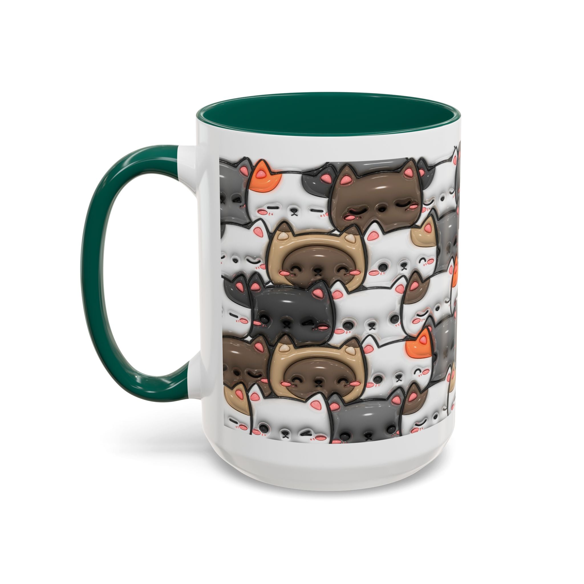 Colorful Cat Mugs - Cute Pet Lover Gift, Cat-Themed Coffee Cup, Cat Lover's Mug, Fun Kitchen Decor, Feline Art Drinkware