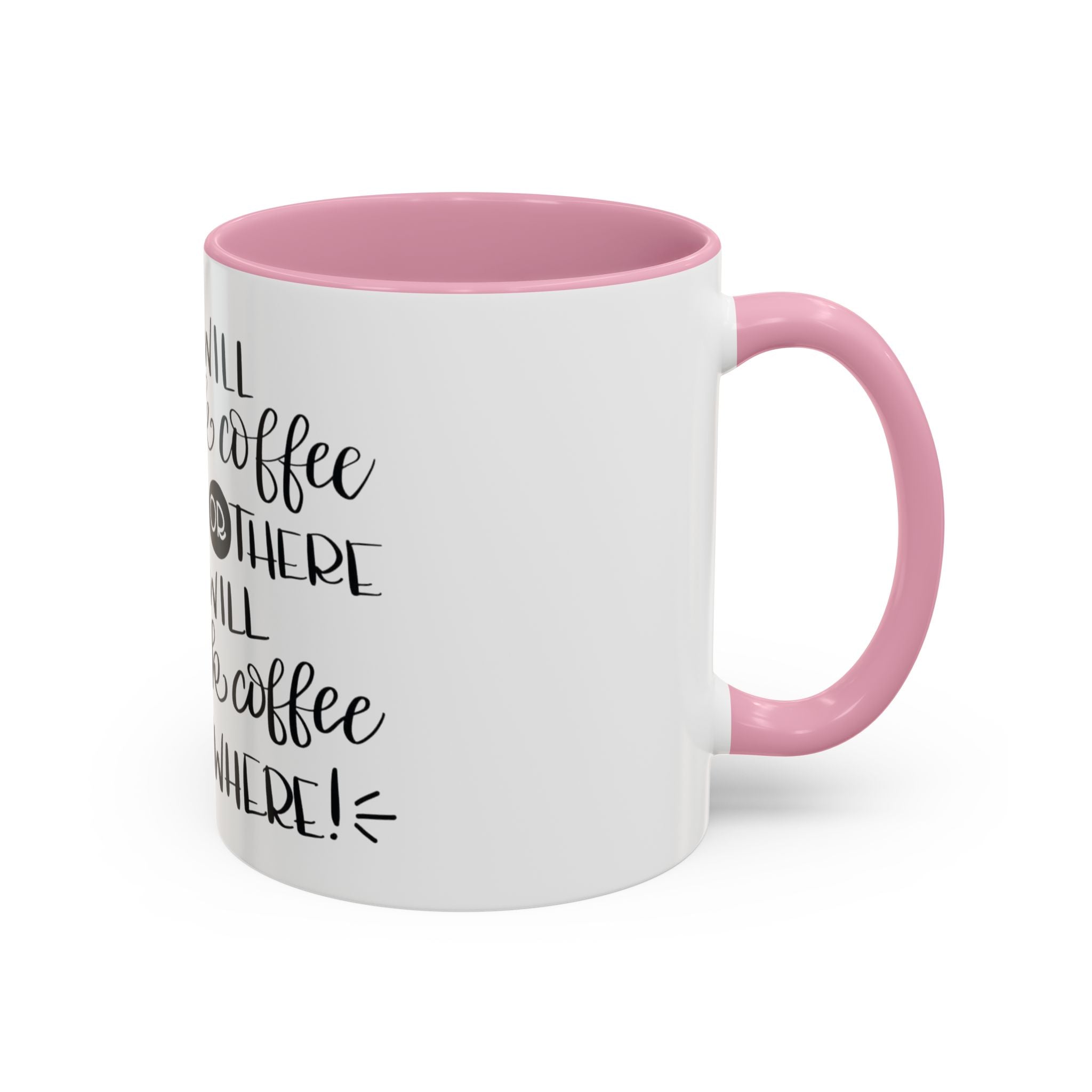 Cat in Hat Coffee Mug — "I Will Drink Coffee Here or There" 11/15oz Color Accent