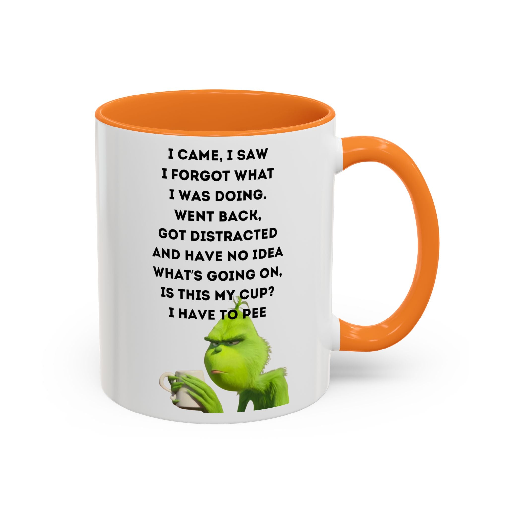 Colorful Grinch Coffee Mug, Fun Holiday Gift, Funny Tea Cup, Quirky Kitchen Decor, Grinch Fan Mug, Christmas Gift Idea