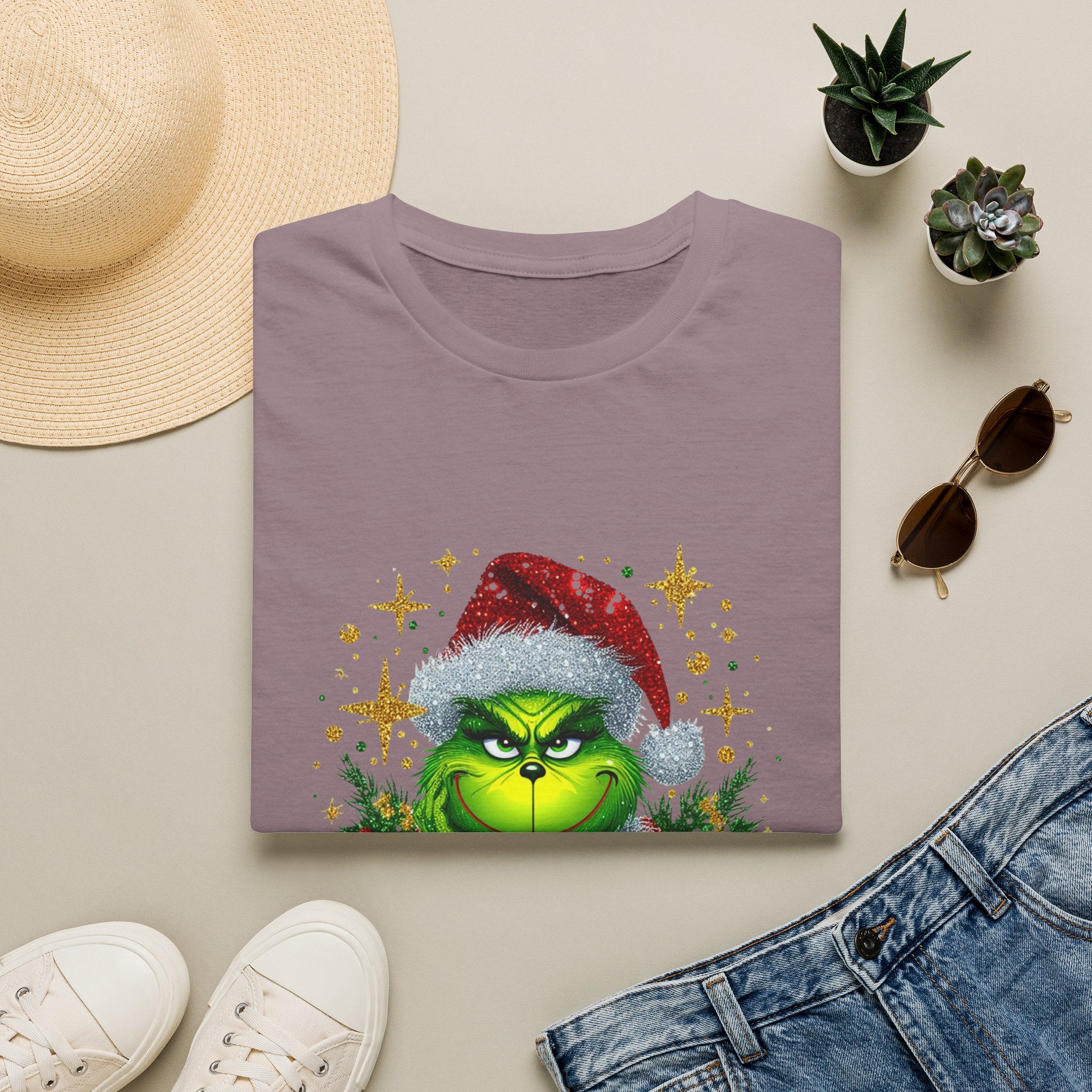 Grinch Christmas T-Shirt | Unisex Softstyle Tee | Merry Christmas Tee | Holiday Gift | Festive Apparel | Cute Grinch Shirt | Xmas Fashion