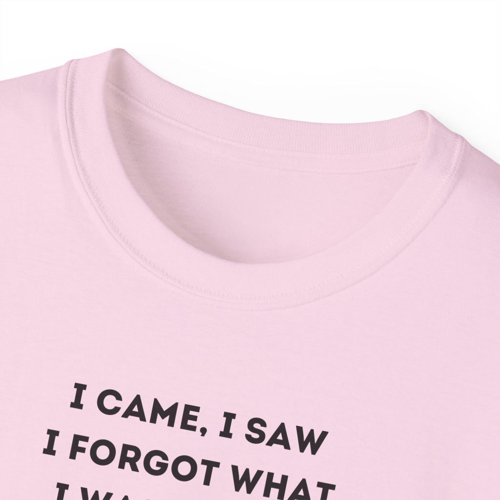 I Have to Pee - Funny Unisex Tee - I Came, I Saw, I Forgot, Perfect Gift for Friends, Casual Wear, Birthday, Humor Apparel, Everyday Wear