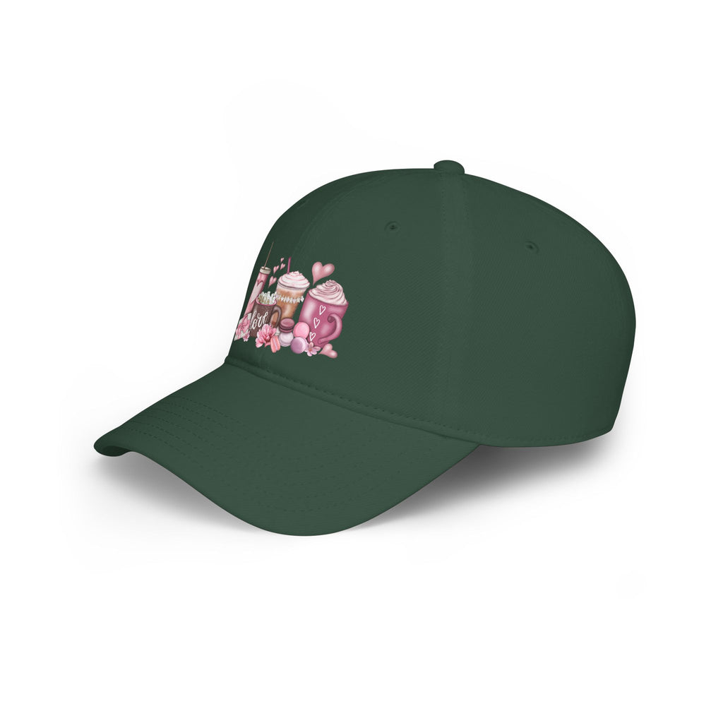 Love and Coffee Low Profile Baseball Cap