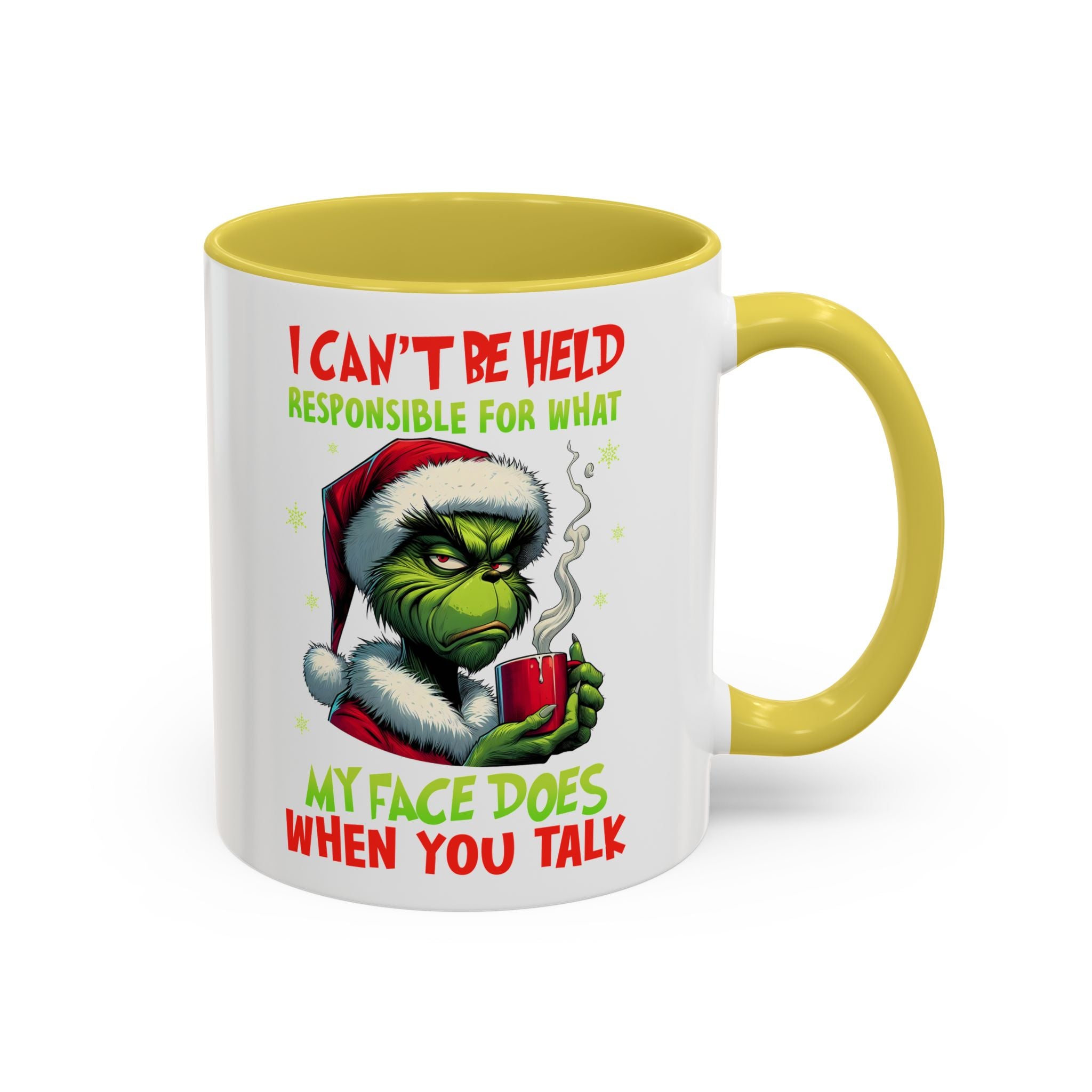 Colorful Grinch Mugs - Perfect for the Holidays, Funny Gift, Coffee Mug, Christmas Present, Office Humor, Grinch Lover
