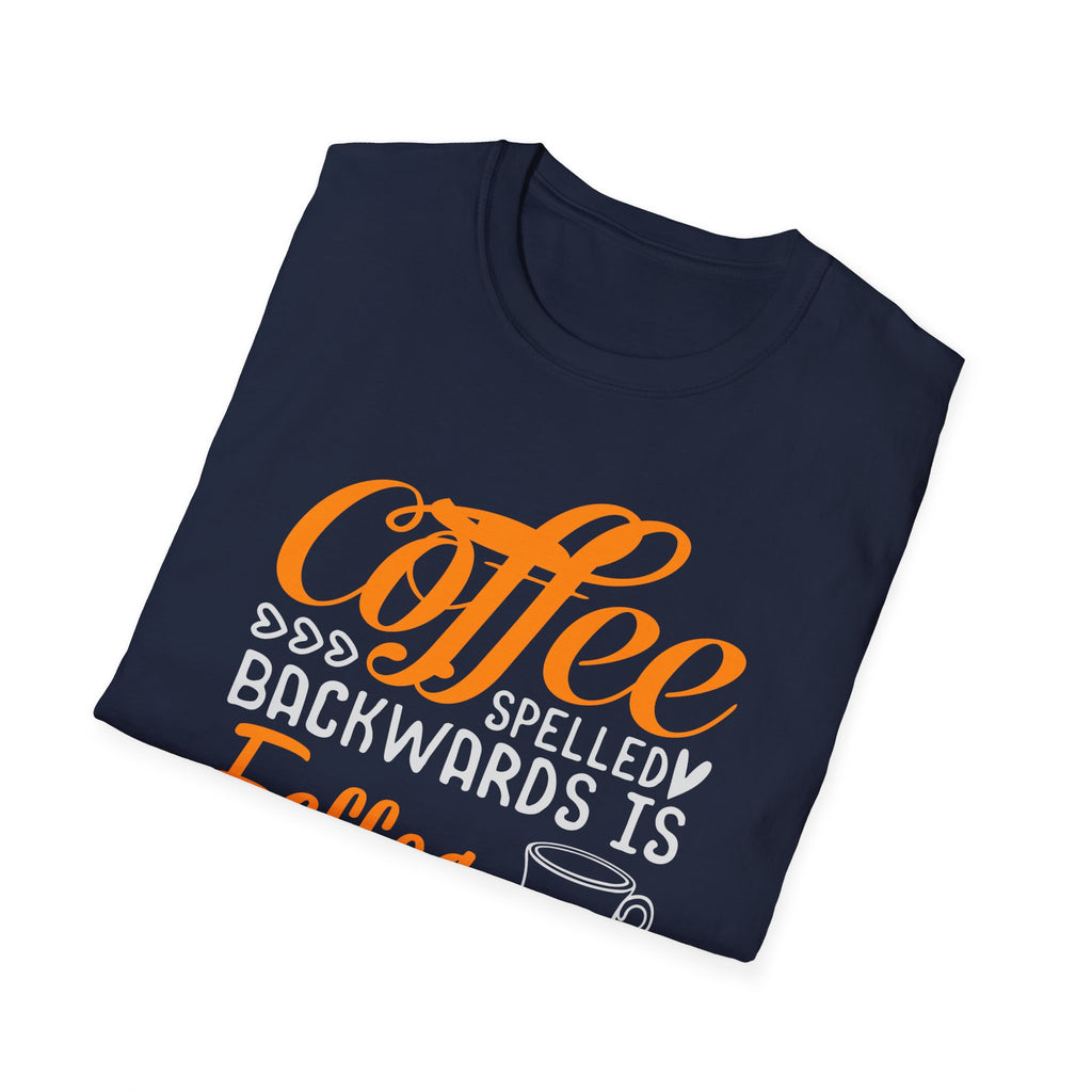 Eeffoc Coffee T-Shirt, Unisex Tee, Caffeine Lover Shirt, Funny Graphic Tee, Coffee Gift for Men and Women