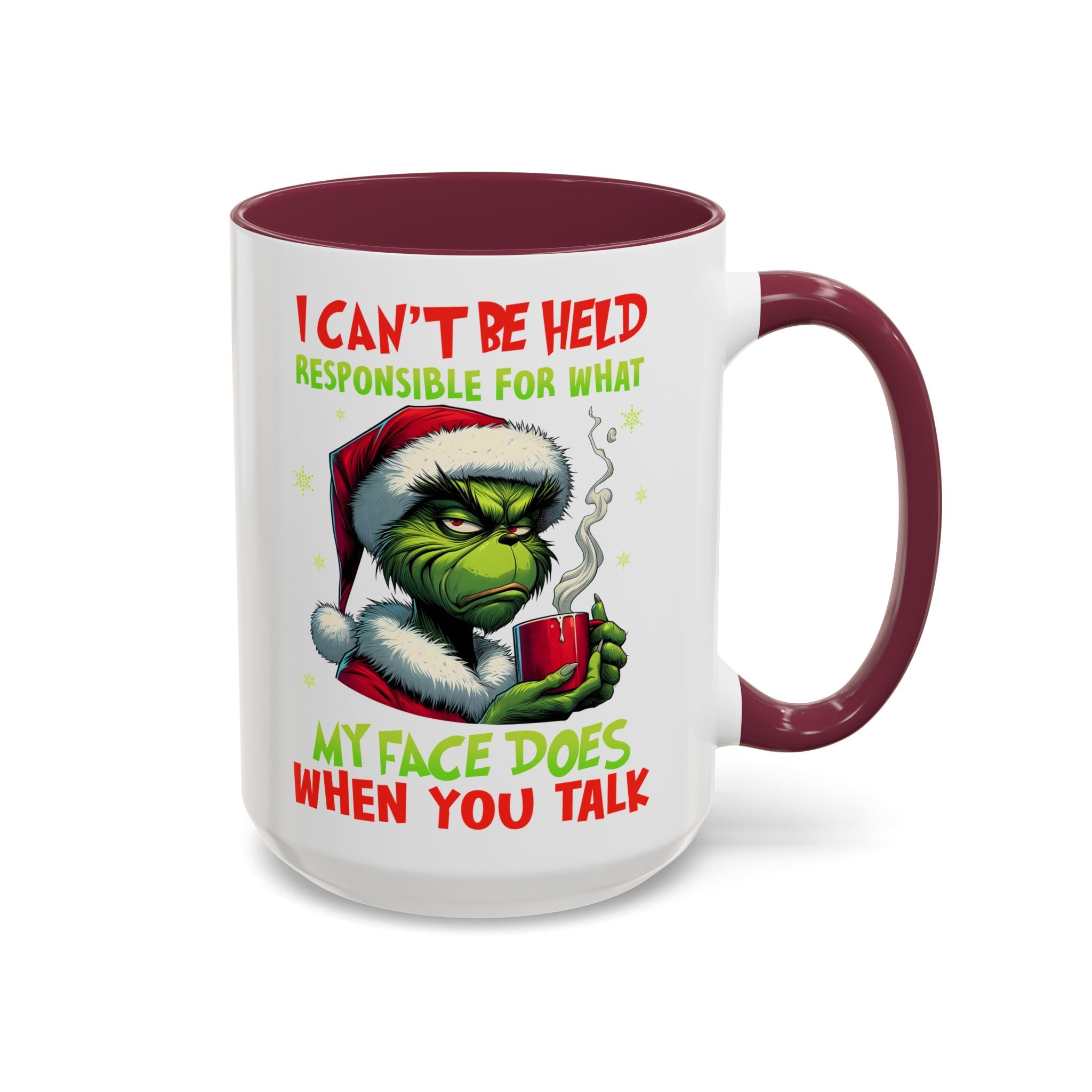 Colorful Grinch Mugs - Perfect for the Holidays, Funny Gift, Coffee Mug, Christmas Present, Office Humor, Grinch Lover
