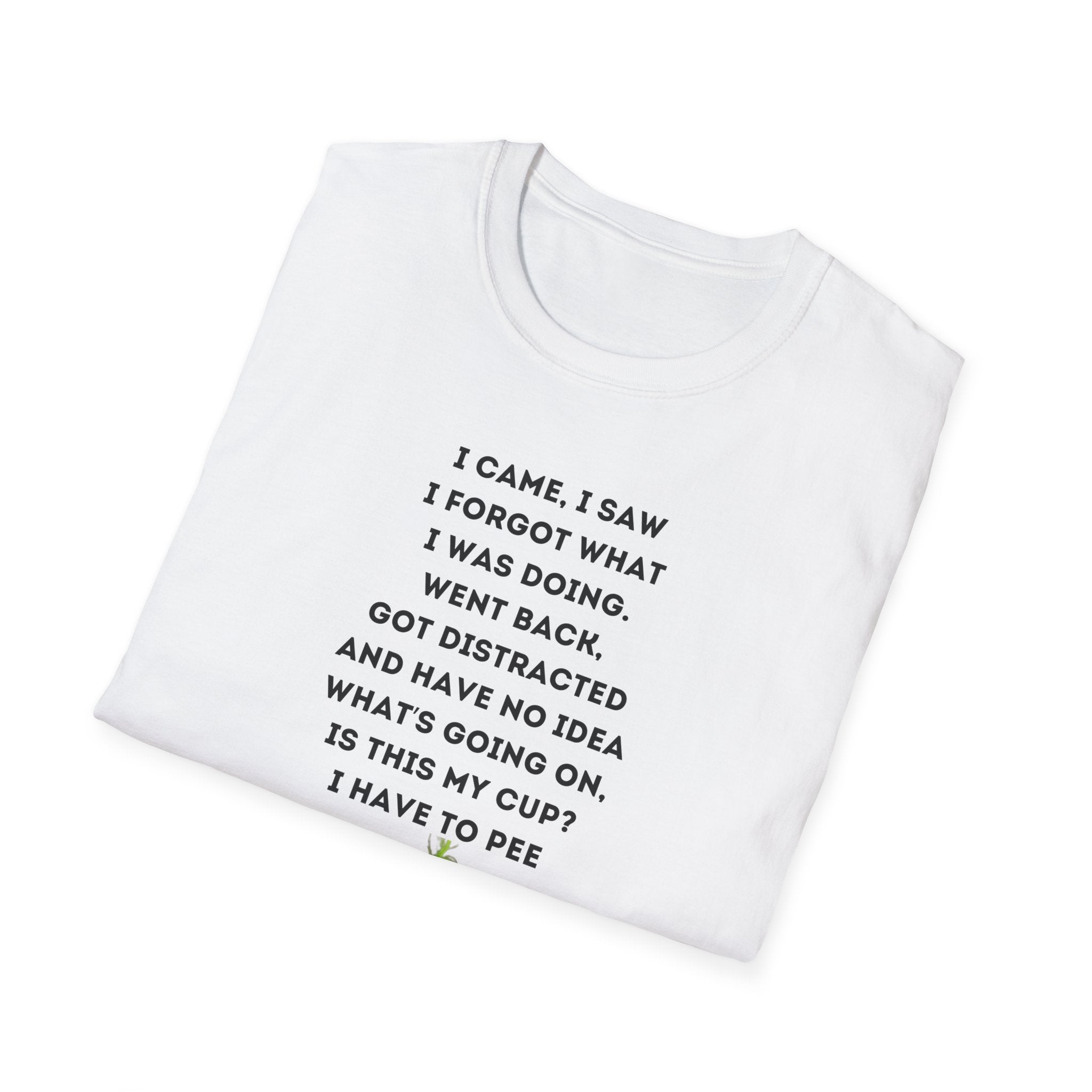 Grumpy Grinch Character with Funny Relatable Quote T-Shirt | Meme Tee