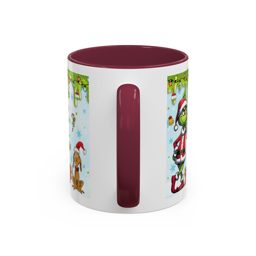 Grinch Christmas Mug | Colorful 11oz 15oz Ceramic Coffee Cup