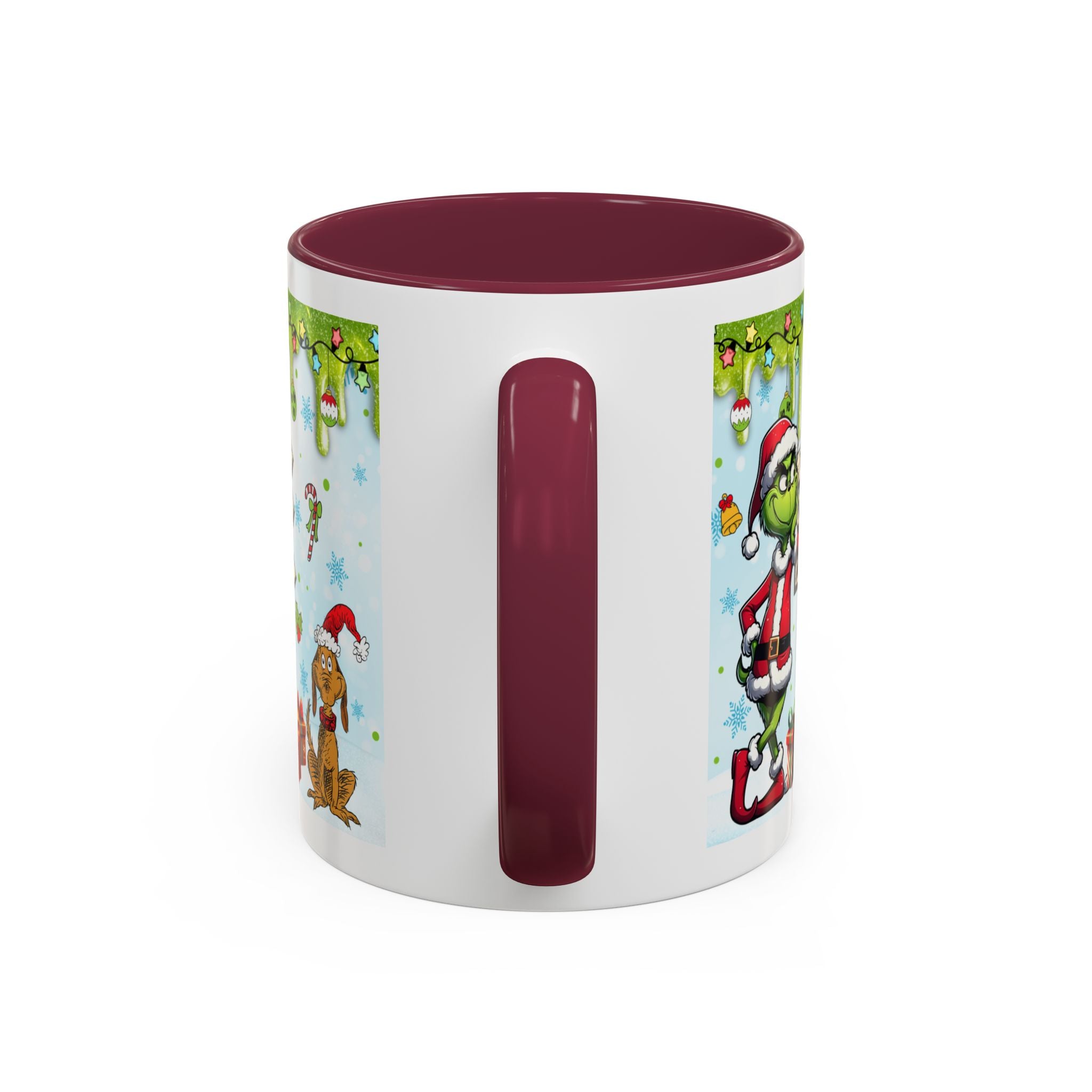 Grinch Christmas Mug | Colorful 11oz 15oz Ceramic Coffee Cup