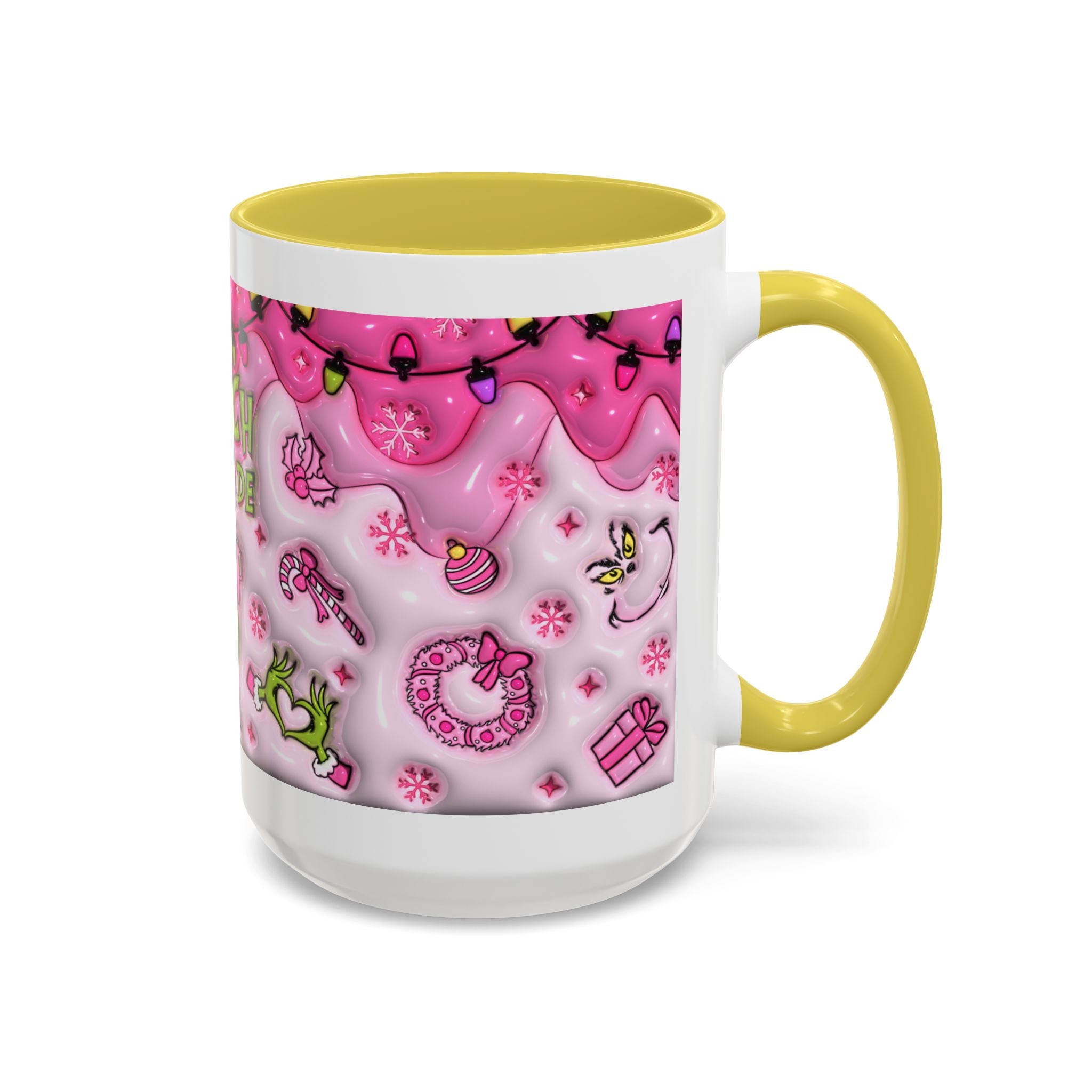 Colorful Grinch Mug, Holiday Gift, Whimsical Drinkware, Festive Coffee Cup, Christmas Decor, Grinch Mode Mug