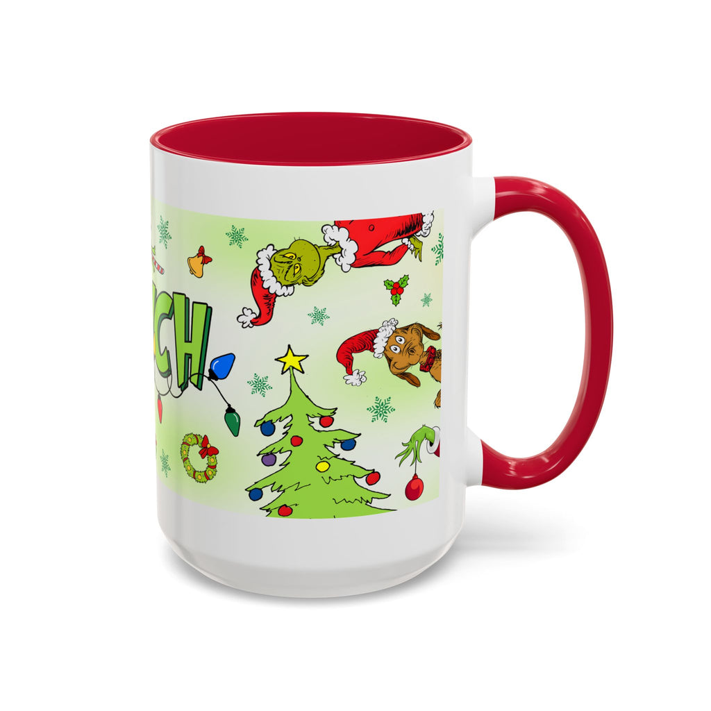Whimsical The Grinch Mugs, Funny Holiday Gift, Christmas Coffee Cup, Festive Drinkware, Grinch Themed Mug