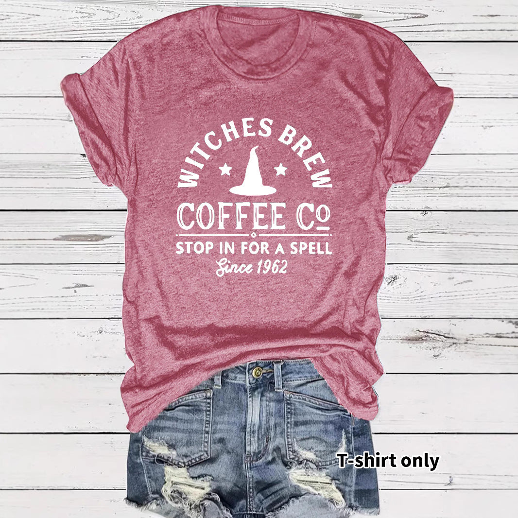 T-shirt women COFFEE CO letters