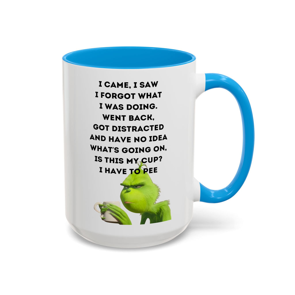 Colorful Grinch Coffee Mug, Fun Holiday Gift, Funny Tea Cup, Quirky Kitchen Decor, Grinch Fan Mug, Christmas Gift Idea