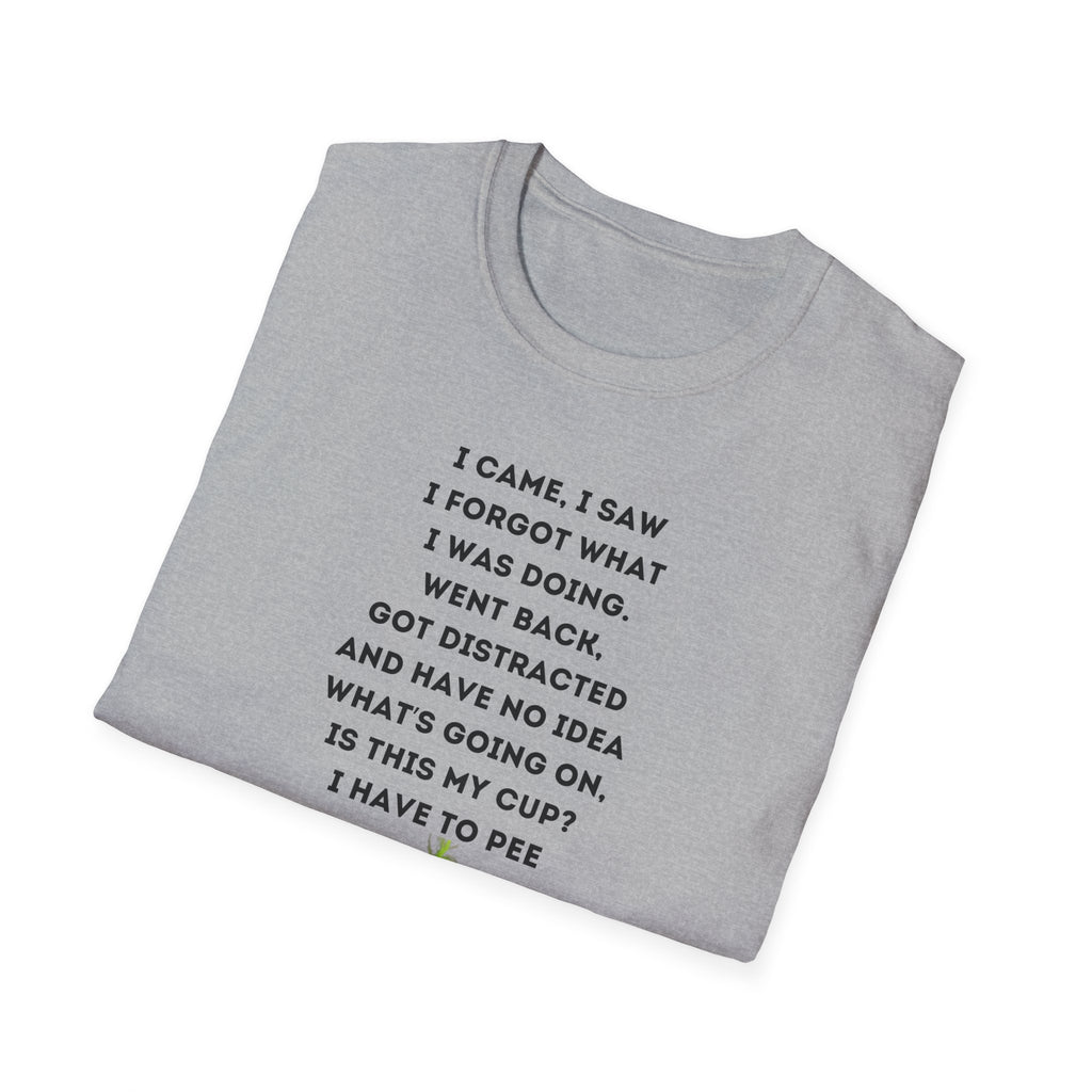 Grumpy Grinch Character with Funny Relatable Quote T-Shirt | Meme Tee