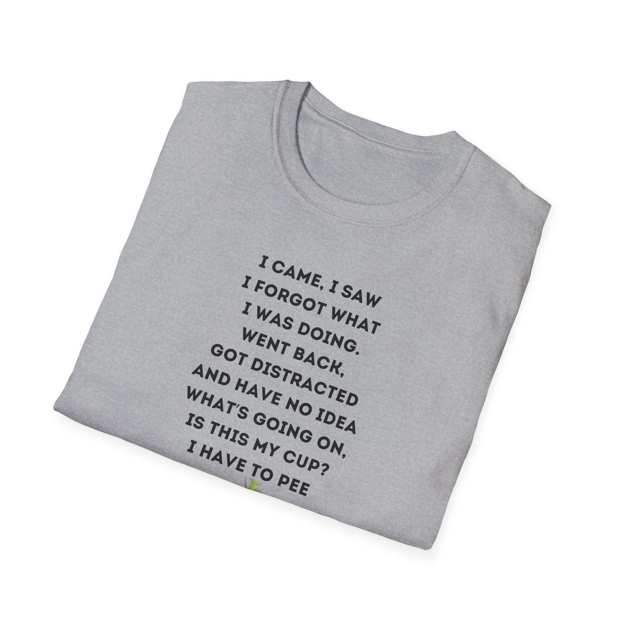 Grumpy Grinch Character with Funny Relatable Quote T-Shirt | Meme Tee