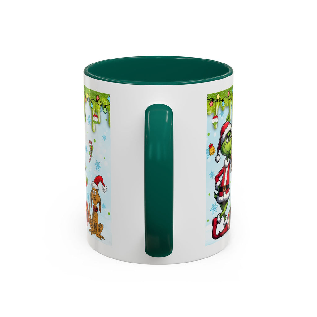Grinch Christmas Mug | Colorful 11oz 15oz Ceramic Coffee Cup