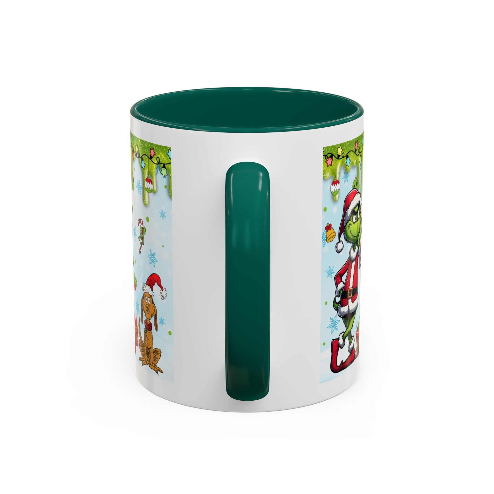 Grinch Christmas Mug | Colorful 11oz 15oz Ceramic Coffee Cup