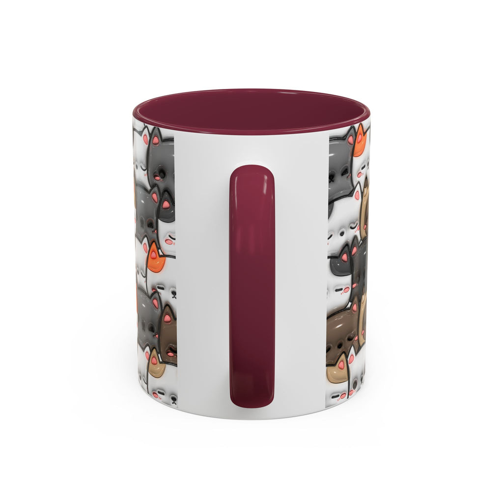 Colorful Cat Mugs - Cute Pet Lover Gift, Cat-Themed Coffee Cup, Cat Lover's Mug, Fun Kitchen Decor, Feline Art Drinkware