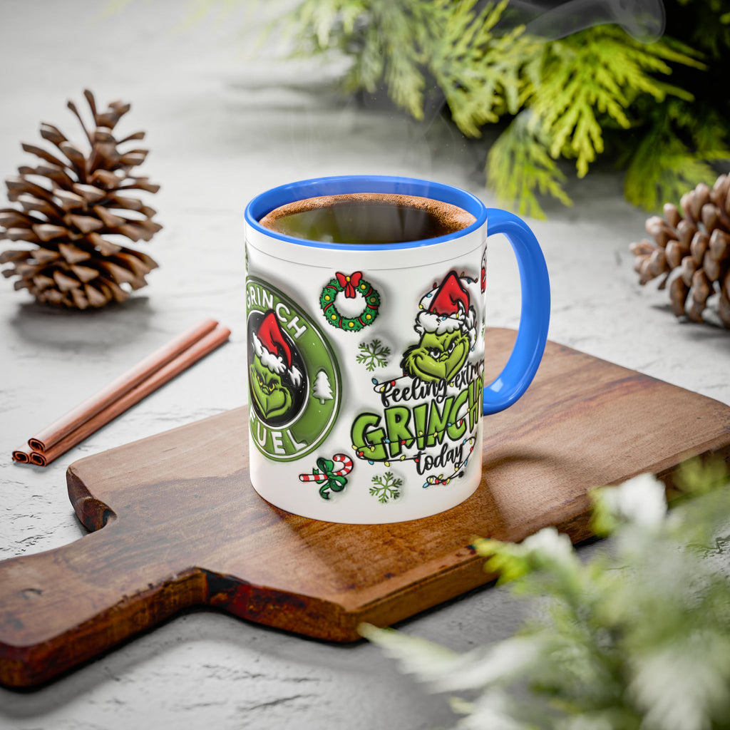 Grinch-themed Coffee Mug, Fun Holiday Gift, Christmas Mug, Grinch Fuel, Unique Grinchy Decor, Extra Grinchy Mug