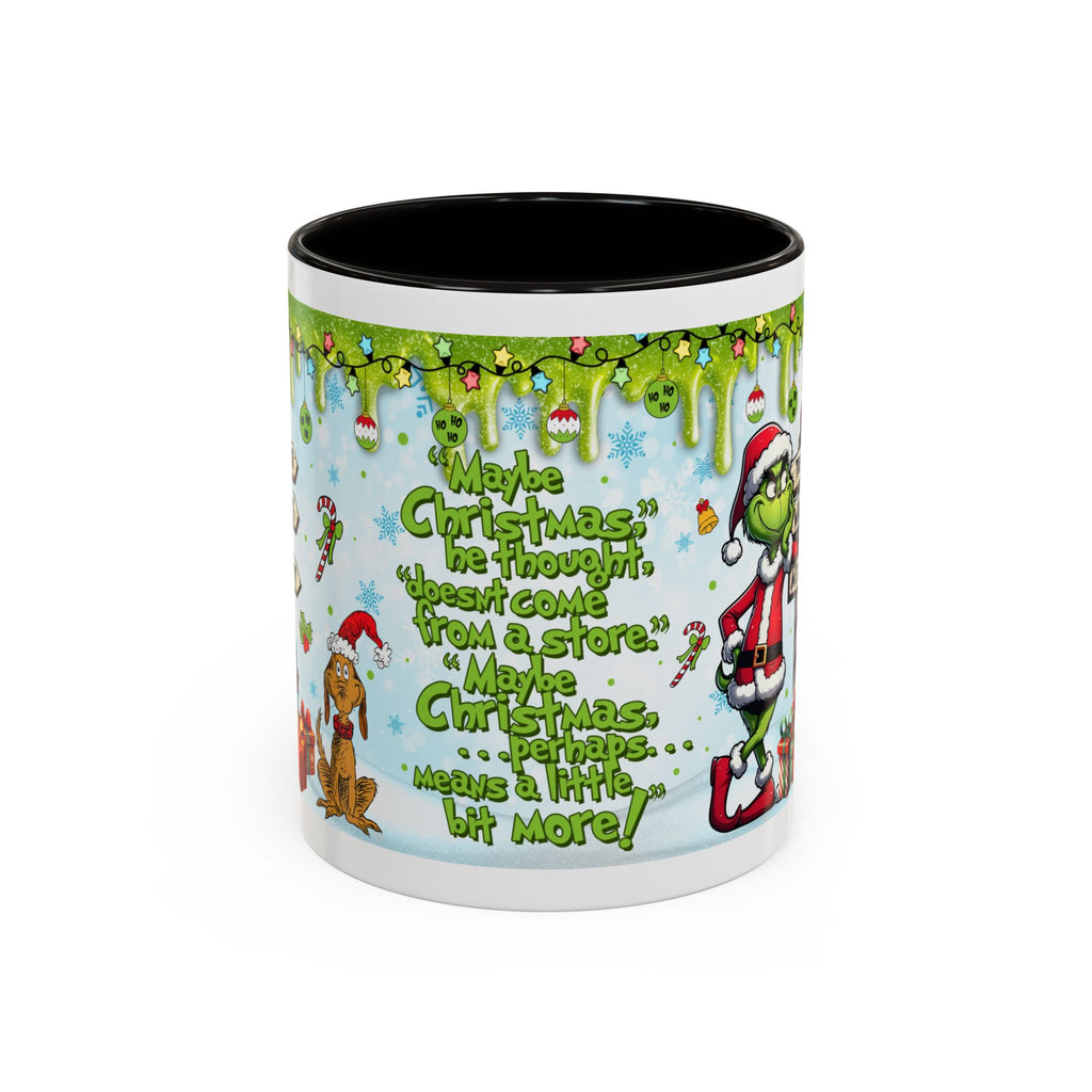 Grinch Christmas Mug | Colorful 11oz 15oz Ceramic Coffee Cup