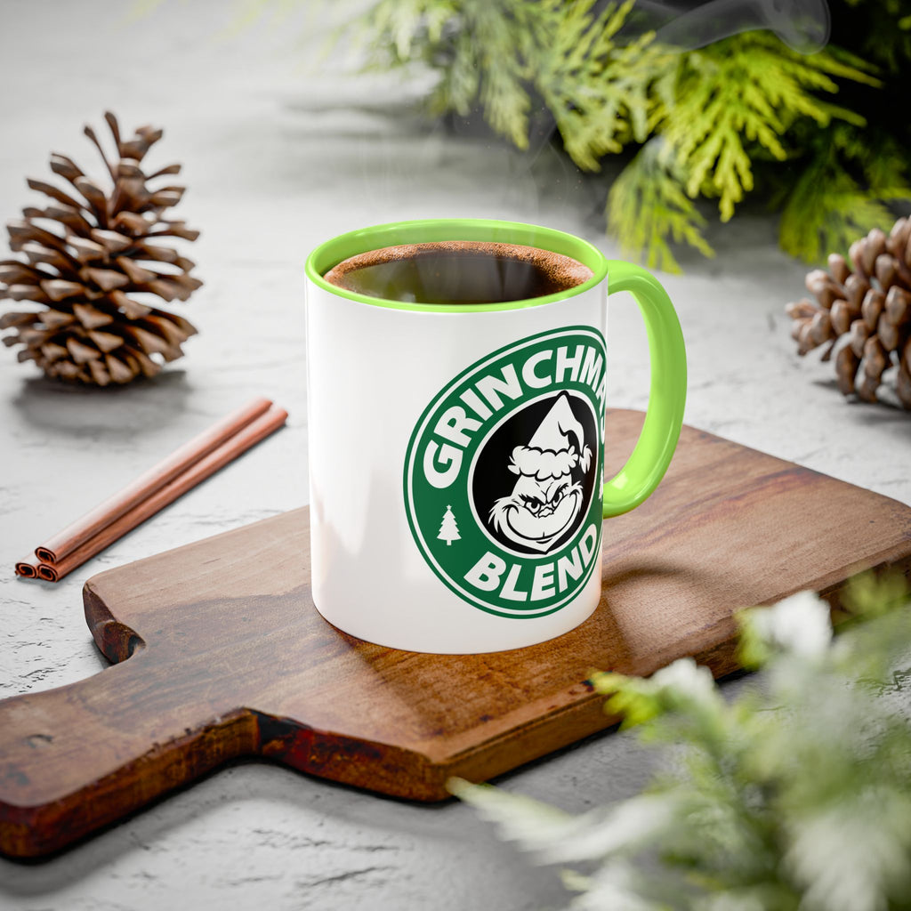 Christmas Grinch Coffee Mug, Colorful 11oz & 15oz Mugs, Holiday Gift, Funny Grinchmas Mug, Winter Decor, Unique Coffee Cup