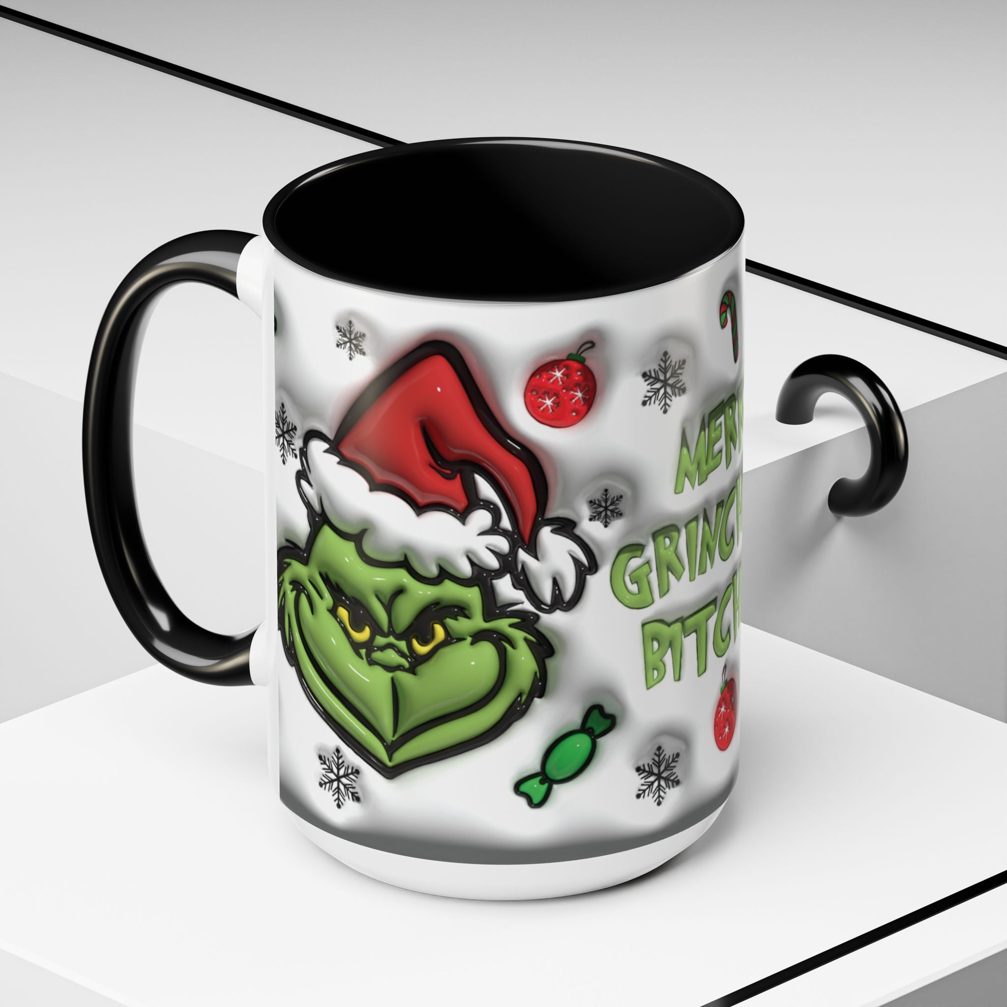 Merry Grinchmas Coffee Mug - Holiday Gift for Christmas Lovers, Fun Ceramic Mug, Grinch-Themed Drinkware, Funny Coffee Cup