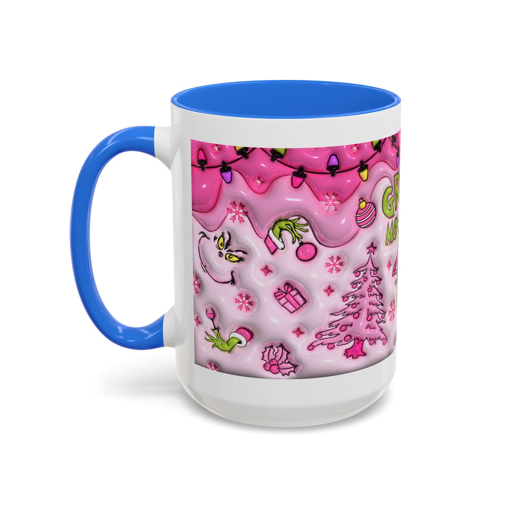 Colorful Grinch Mug, Holiday Gift, Whimsical Drinkware, Festive Coffee Cup, Christmas Decor, Grinch Mode Mug