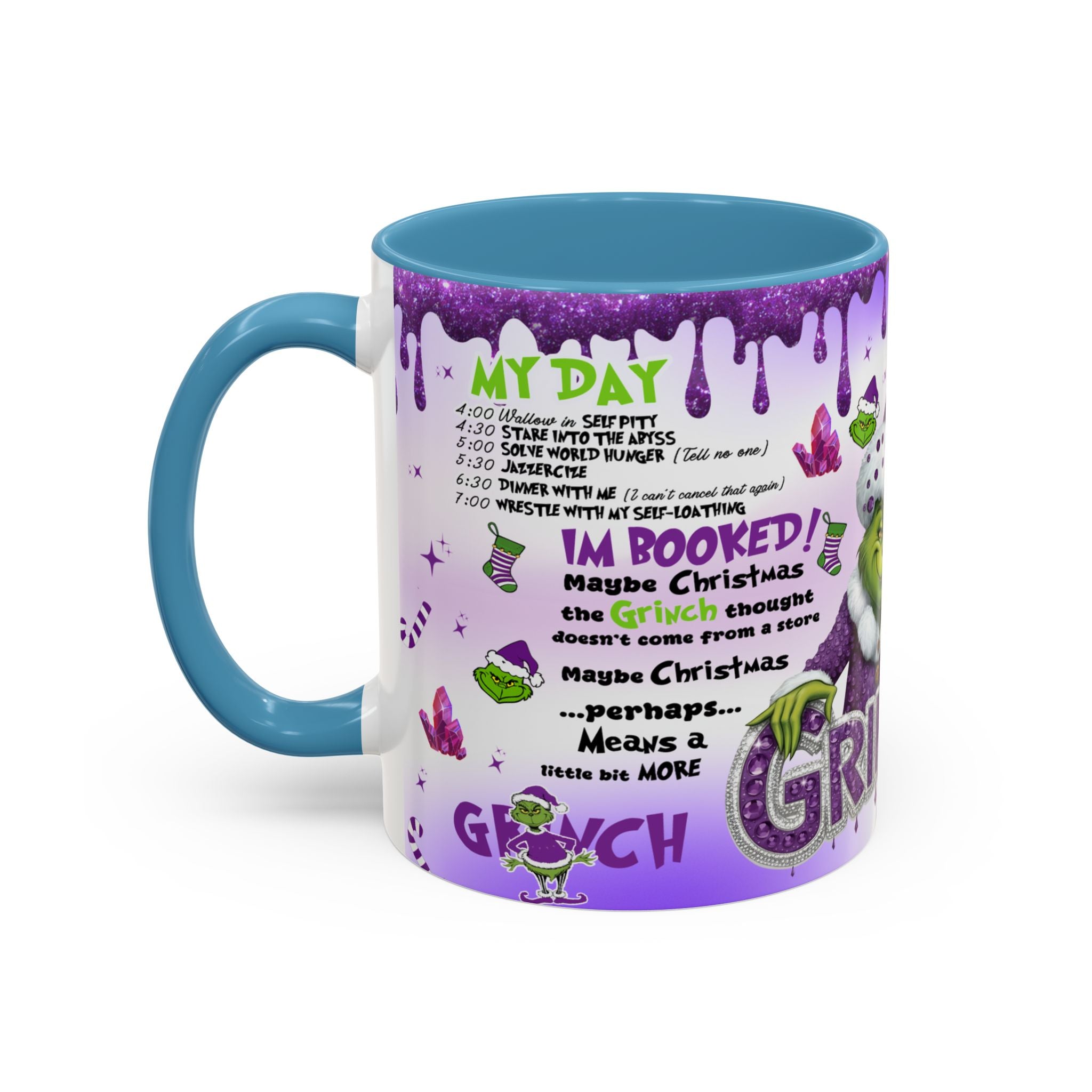 Grinchy Coffee Mug - Fun Holiday Mug, Christmas Gift, Office Decor, Grinch Lovers, DNA Test Humor