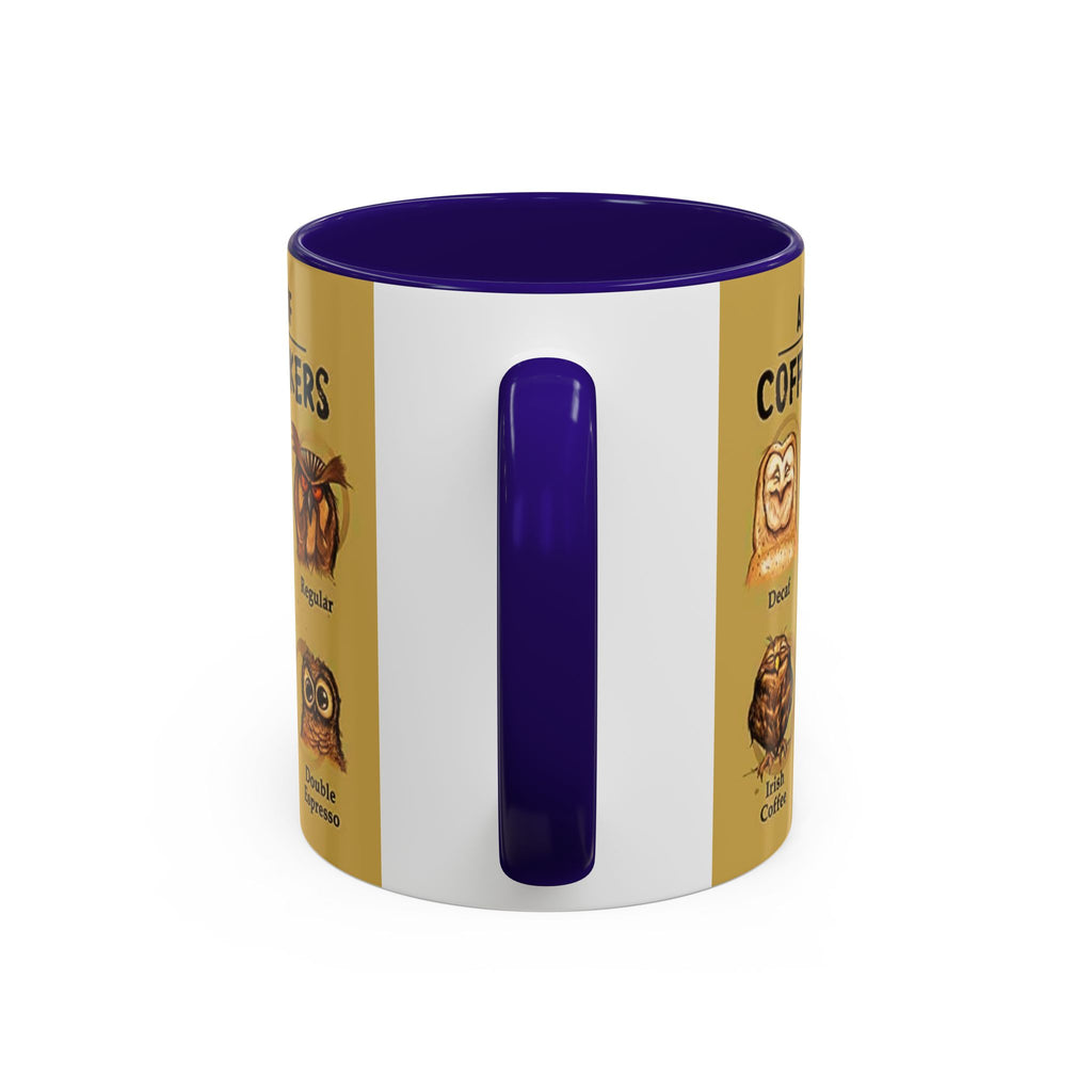 Coffee Owl Mug — "A Hoo's Hoo of Coffee Drinkers" 11oz/15oz