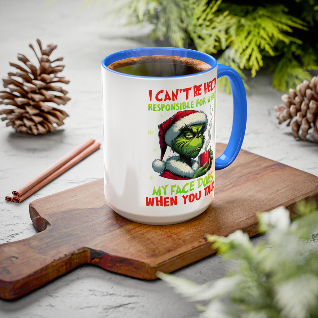 Colorful Grinch Mugs - Perfect for the Holidays, Funny Gift, Coffee Mug, Christmas Present, Office Humor, Grinch Lover