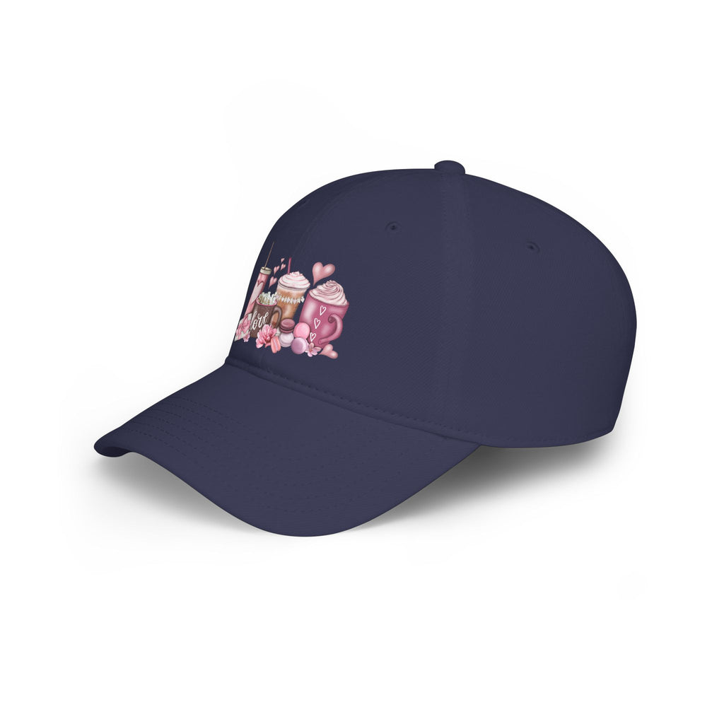 Love and Coffee Low Profile Baseball Cap