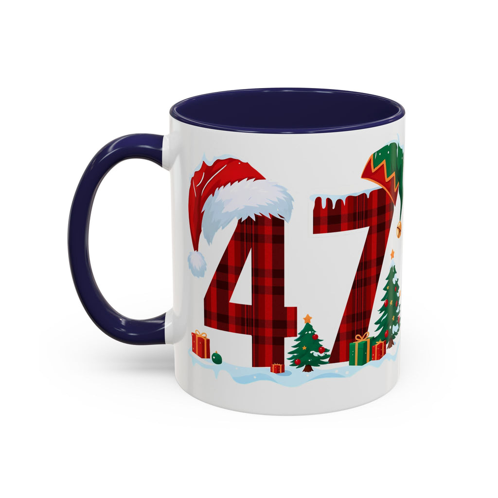 President 47 Trump Christmas Mug | Accent Coffee Mug