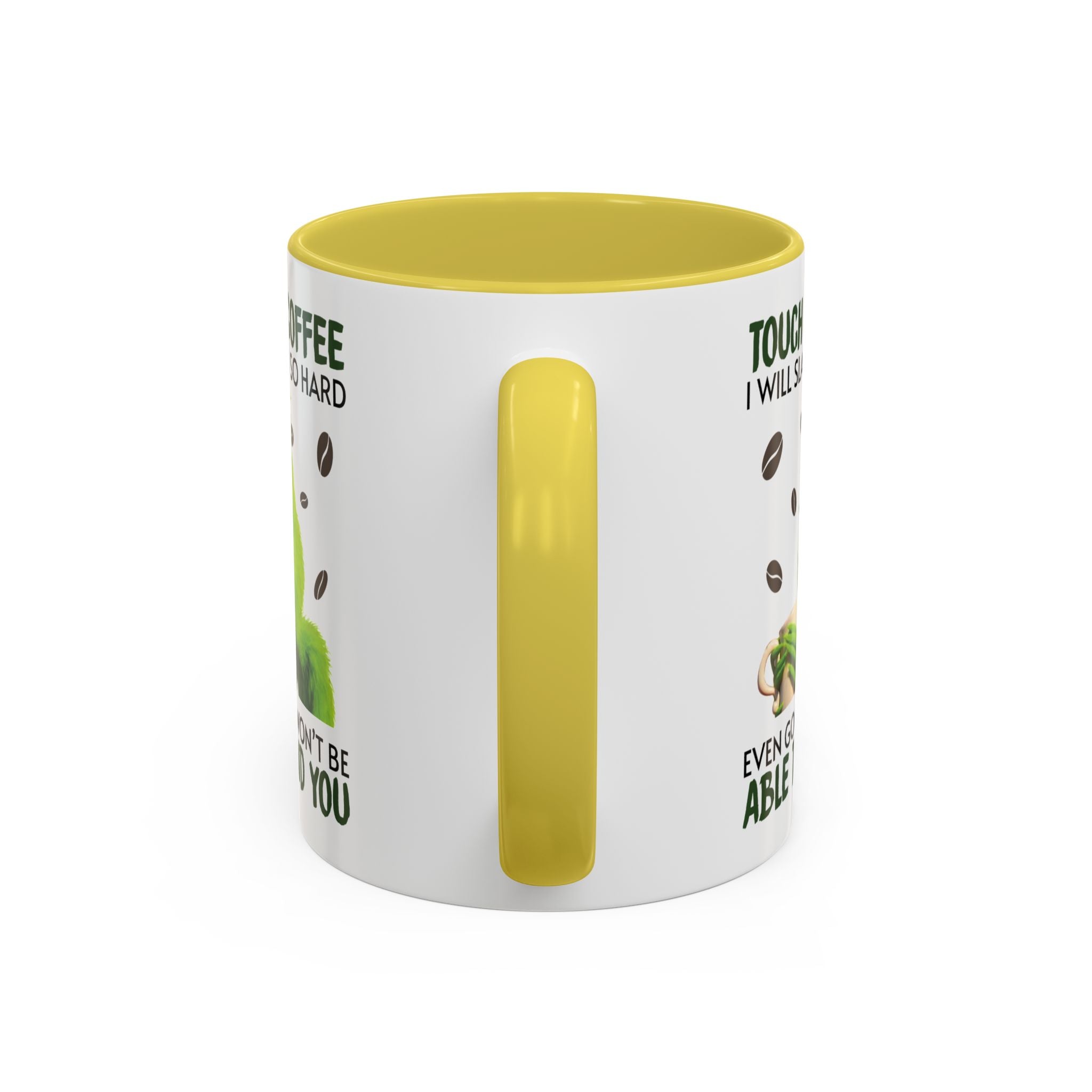 Funny Quote Mugs, Unique Coffee Cups, Gift for Coffee Lovers, Humorous Mug, Grinch Inspired Ceramics