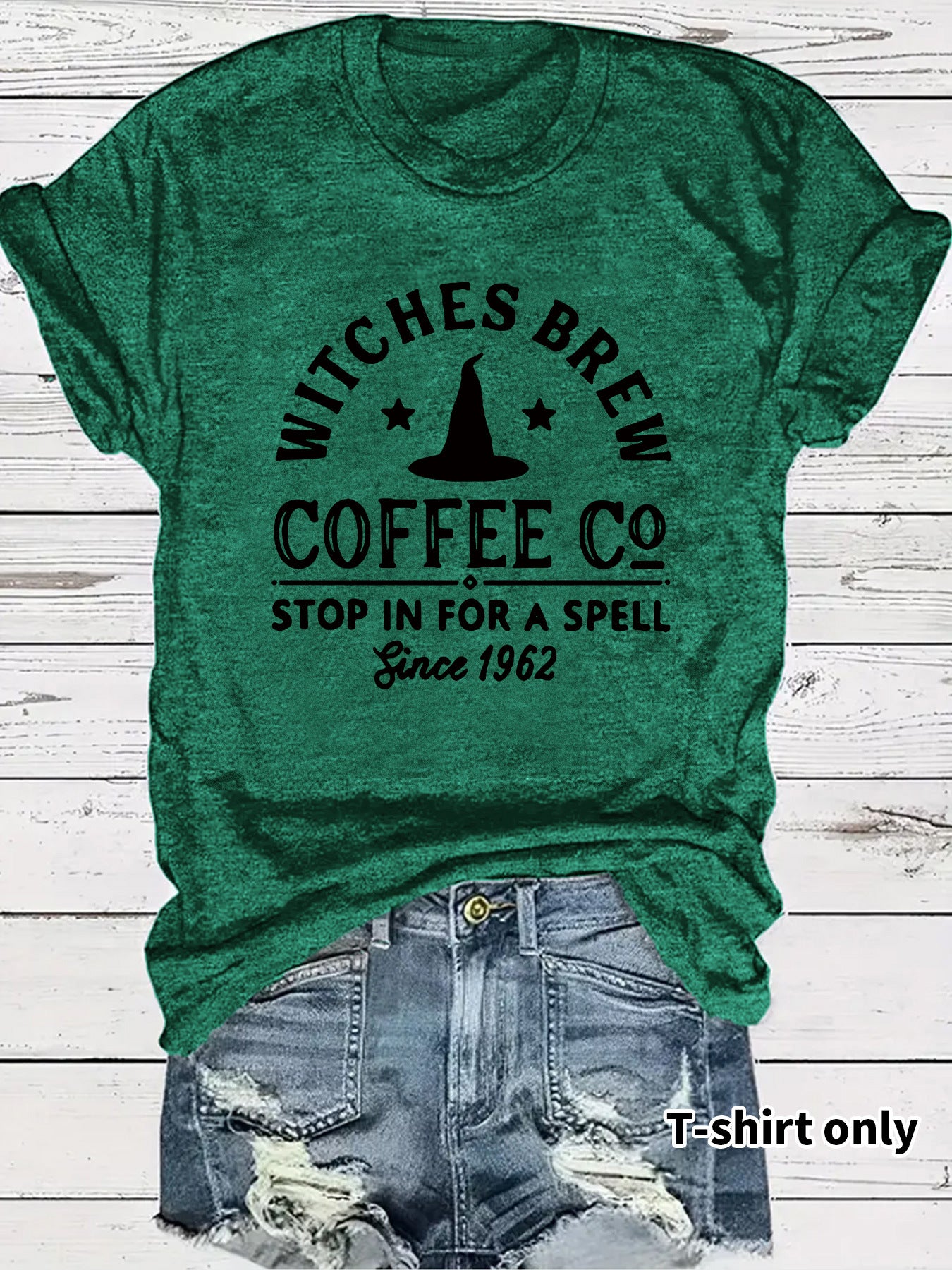 T-shirt women COFFEE CO letters