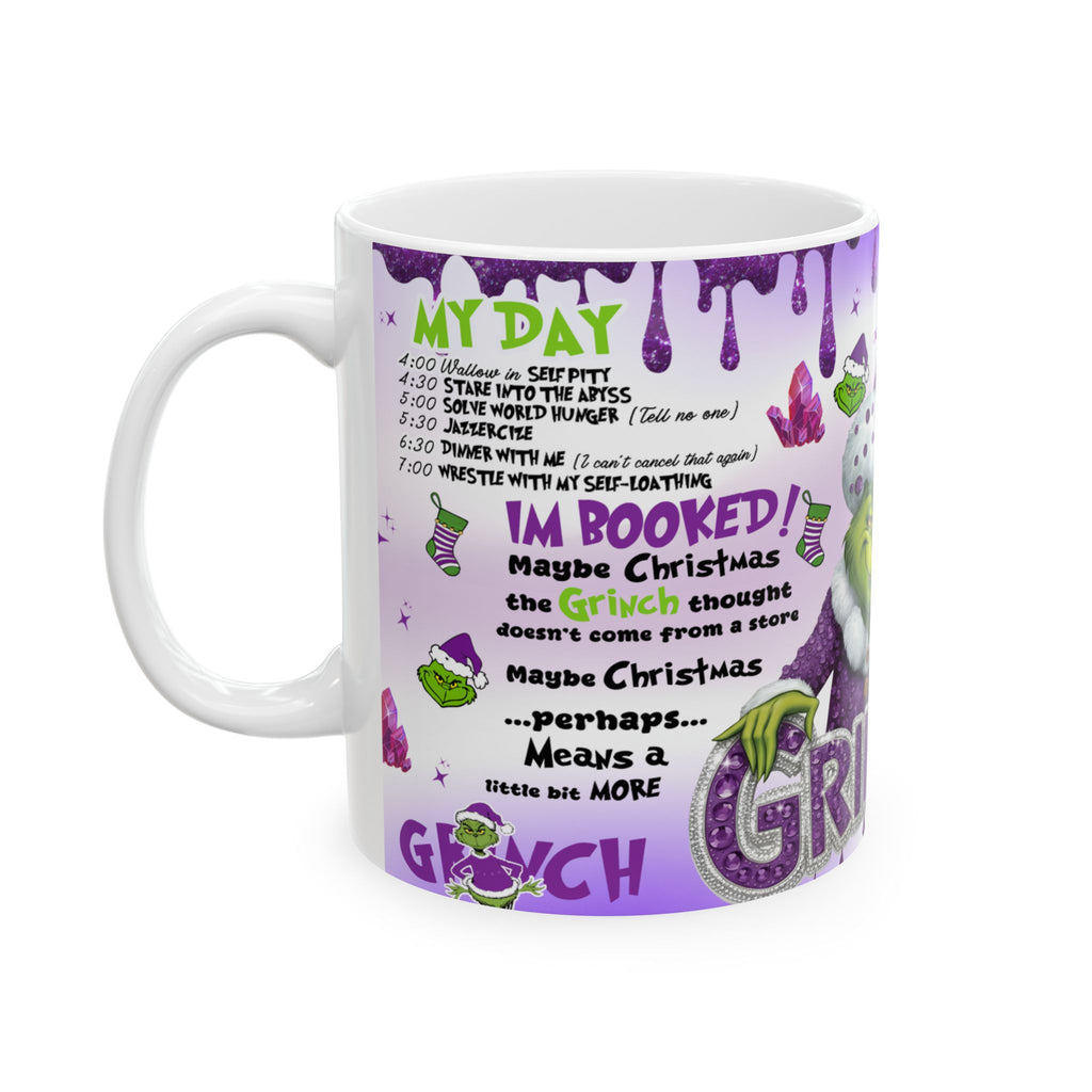 Whimsical Grinch Mug - Perfect Holiday Gift, Fun Coffee Cup, Festive Drinkware, Humor Collectible, Christmas Decor