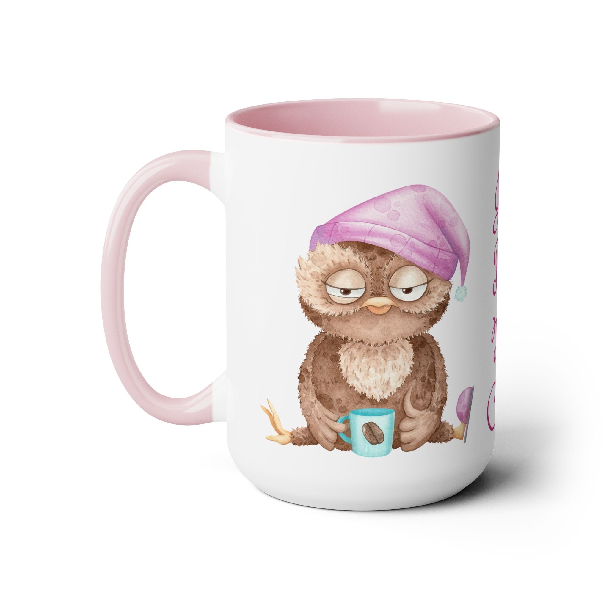 Just Pour The Coffee - Two-Tone Coffee Mugs, 15oz