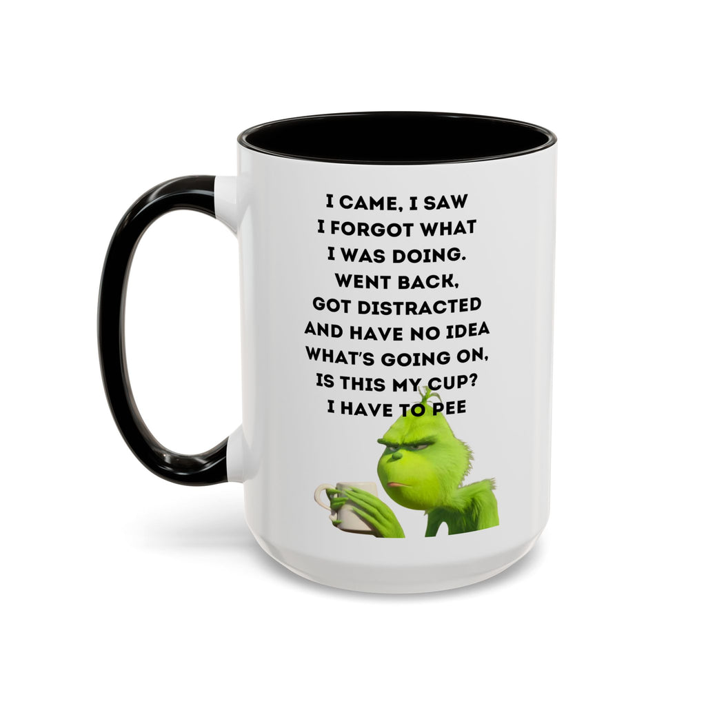 Colorful Grinch Coffee Mug, Fun Holiday Gift, Funny Tea Cup, Quirky Kitchen Decor, Grinch Fan Mug, Christmas Gift Idea