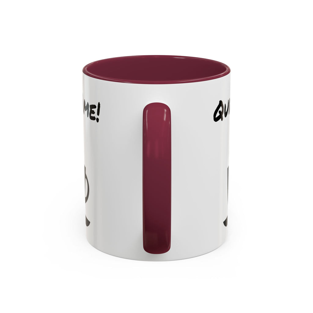 Quiet Time Coffee Mug — Black Accent 11oz/15oz