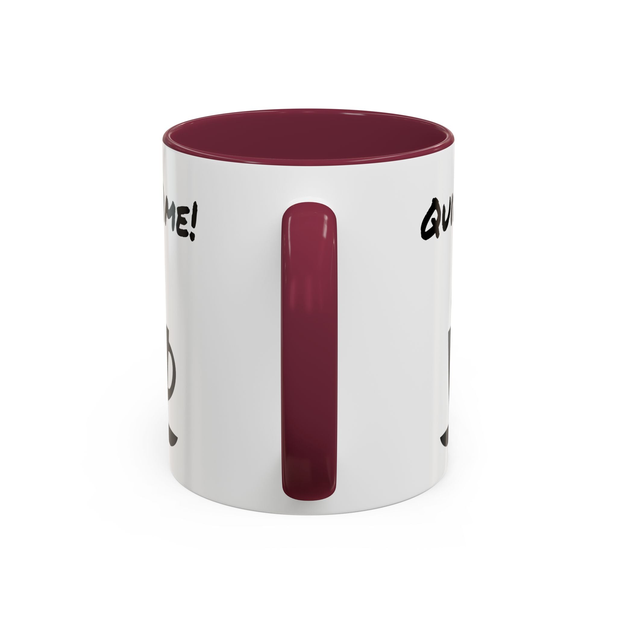 Quiet Time Coffee Mug — Black Accent 11oz/15oz