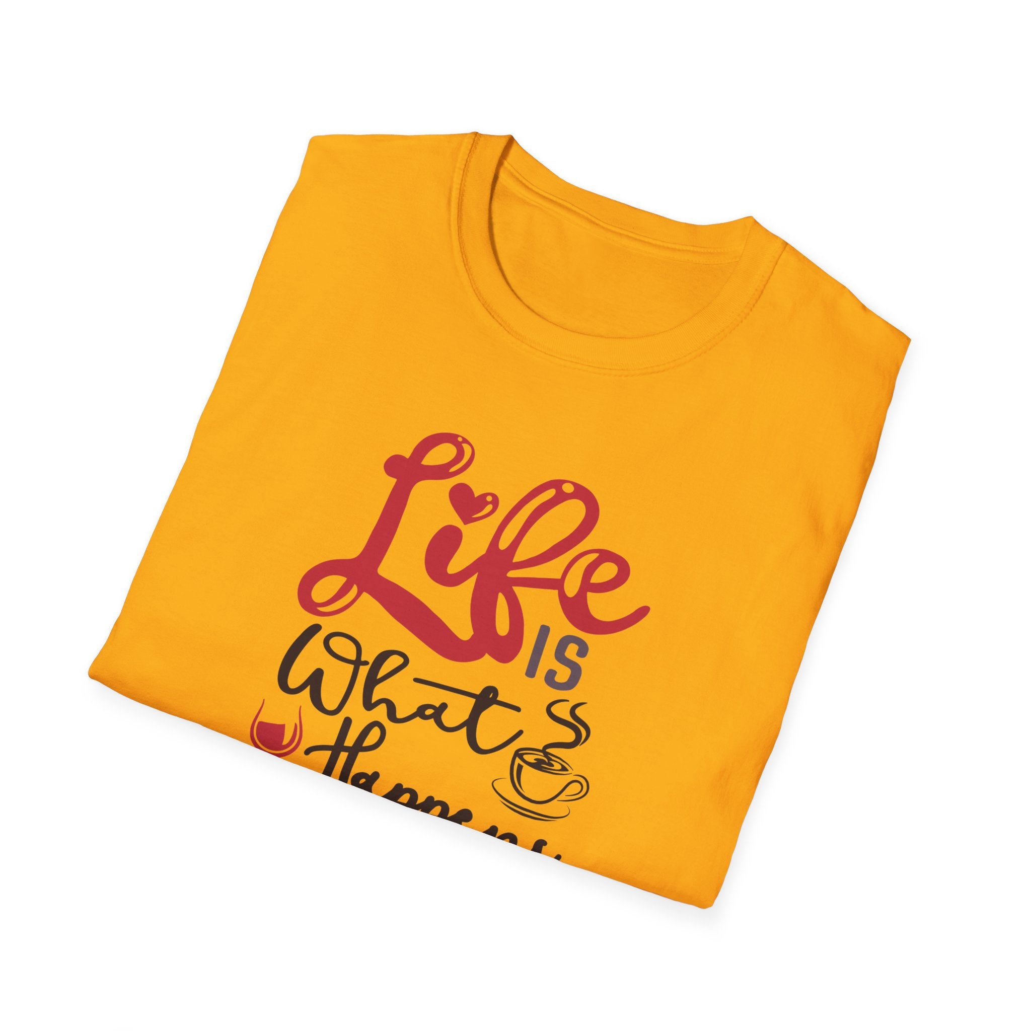 Coffee and Wine - Men's and Woman's Soft style T-Shirt
