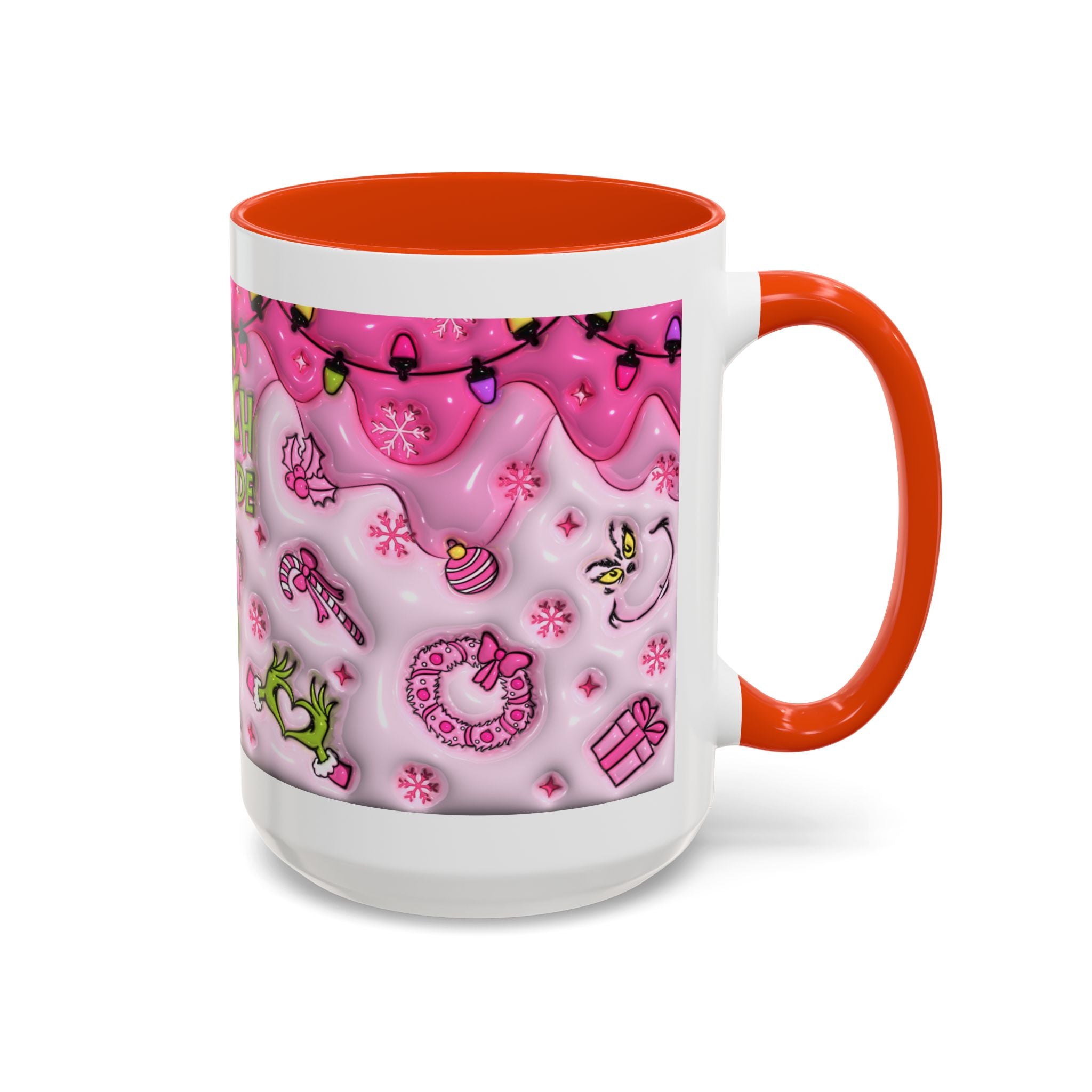 Colorful Grinch Mug, Holiday Gift, Whimsical Drinkware, Festive Coffee Cup, Christmas Decor, Grinch Mode Mug