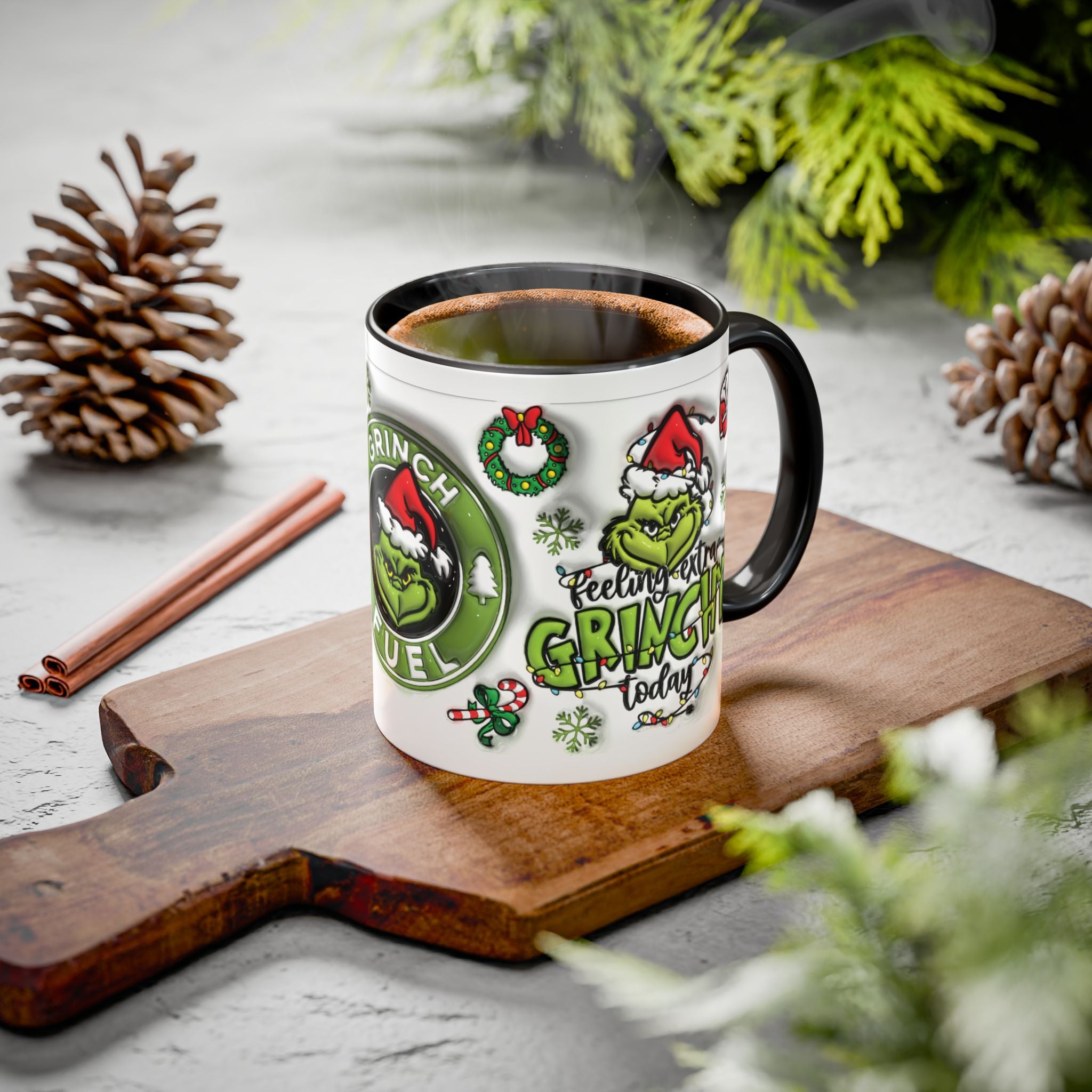 Grinch-themed Coffee Mug, Fun Holiday Gift, Christmas Mug, Grinch Fuel, Unique Grinchy Decor, Extra Grinchy Mug