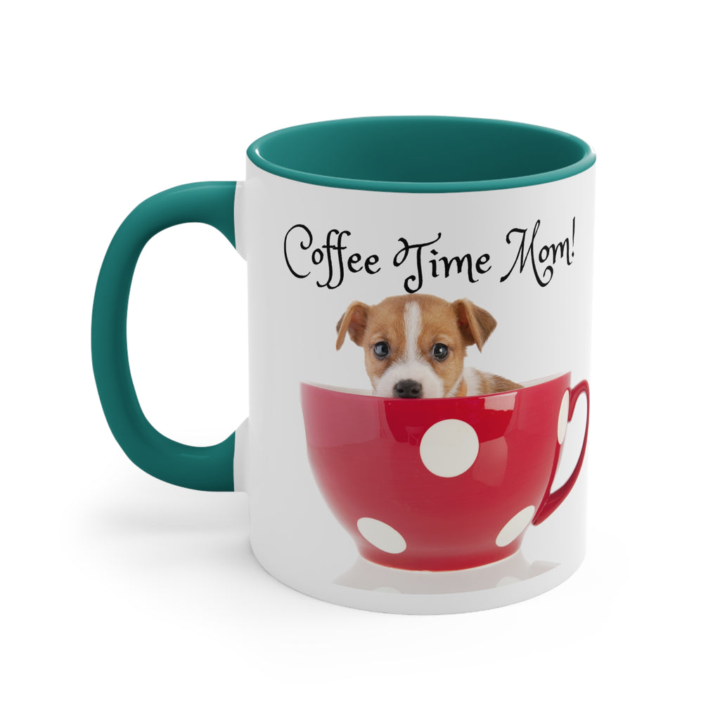 Coffee Time Mom - White Ceramic Mug
