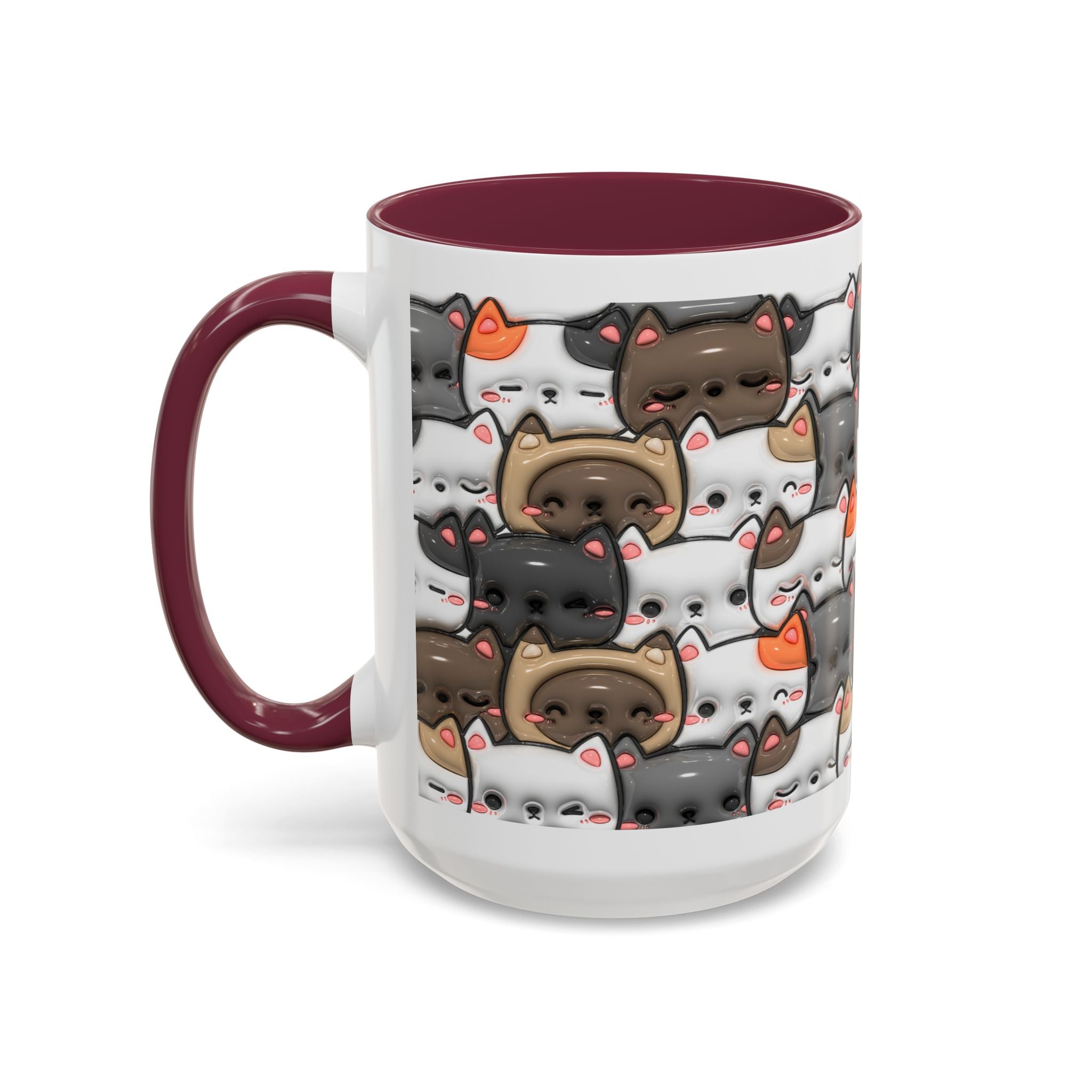 Colorful Cat Mugs - Cute Pet Lover Gift, Cat-Themed Coffee Cup, Cat Lover's Mug, Fun Kitchen Decor, Feline Art Drinkware