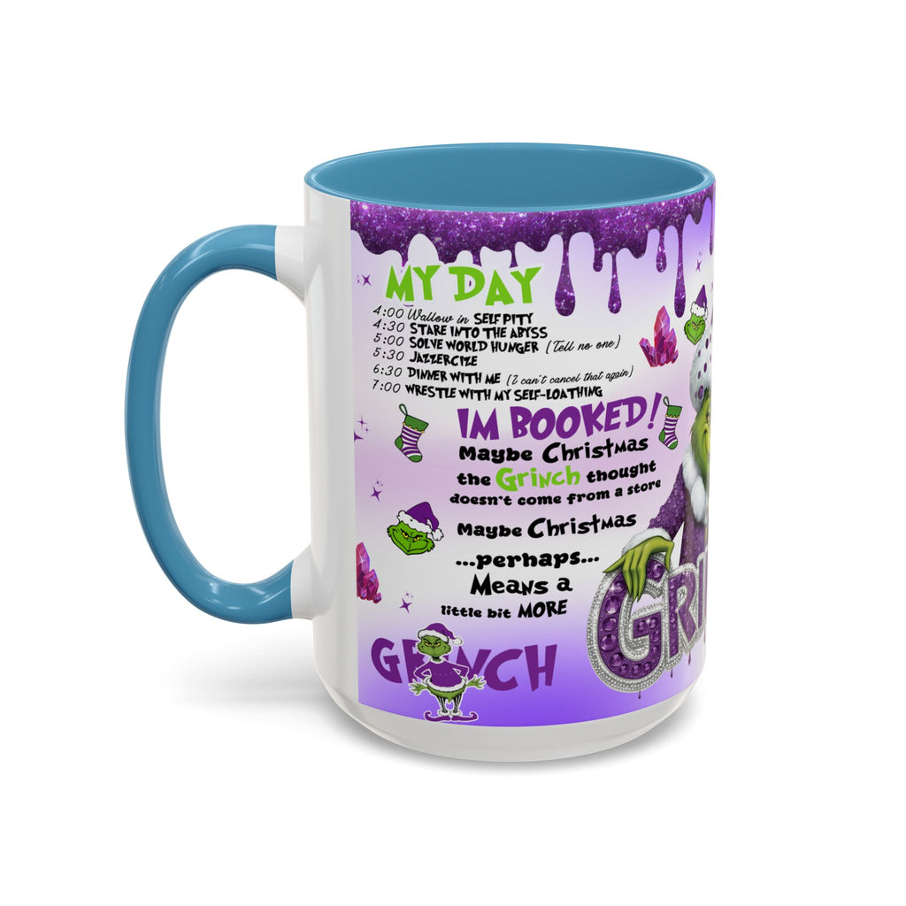 Grinchy Coffee Mug - Fun Holiday Mug, Christmas Gift, Office Decor, Grinch Lovers, DNA Test Humor
