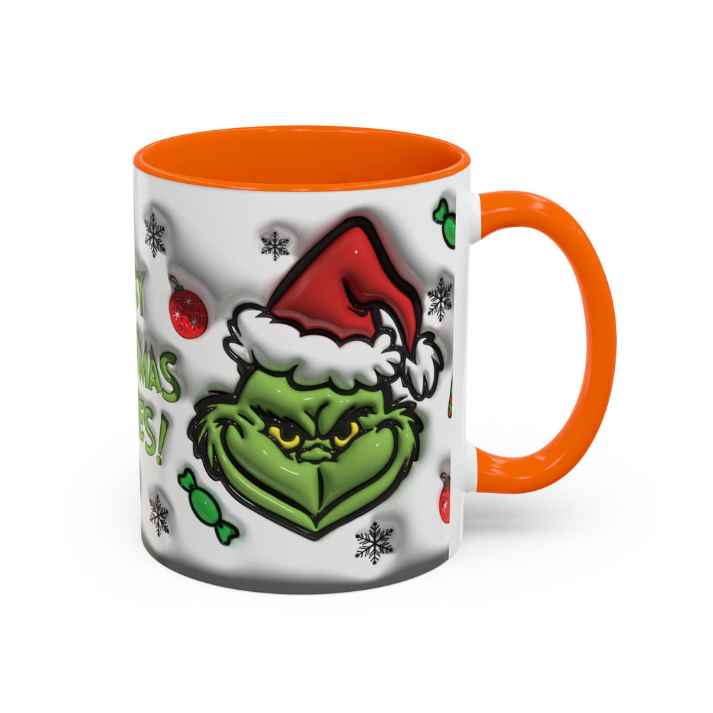 Merry Grinchmas Coffee Mug - Holiday Gift for Christmas Lovers, Fun Ceramic Mug, Grinch-Themed Drinkware, Funny Coffee Cup