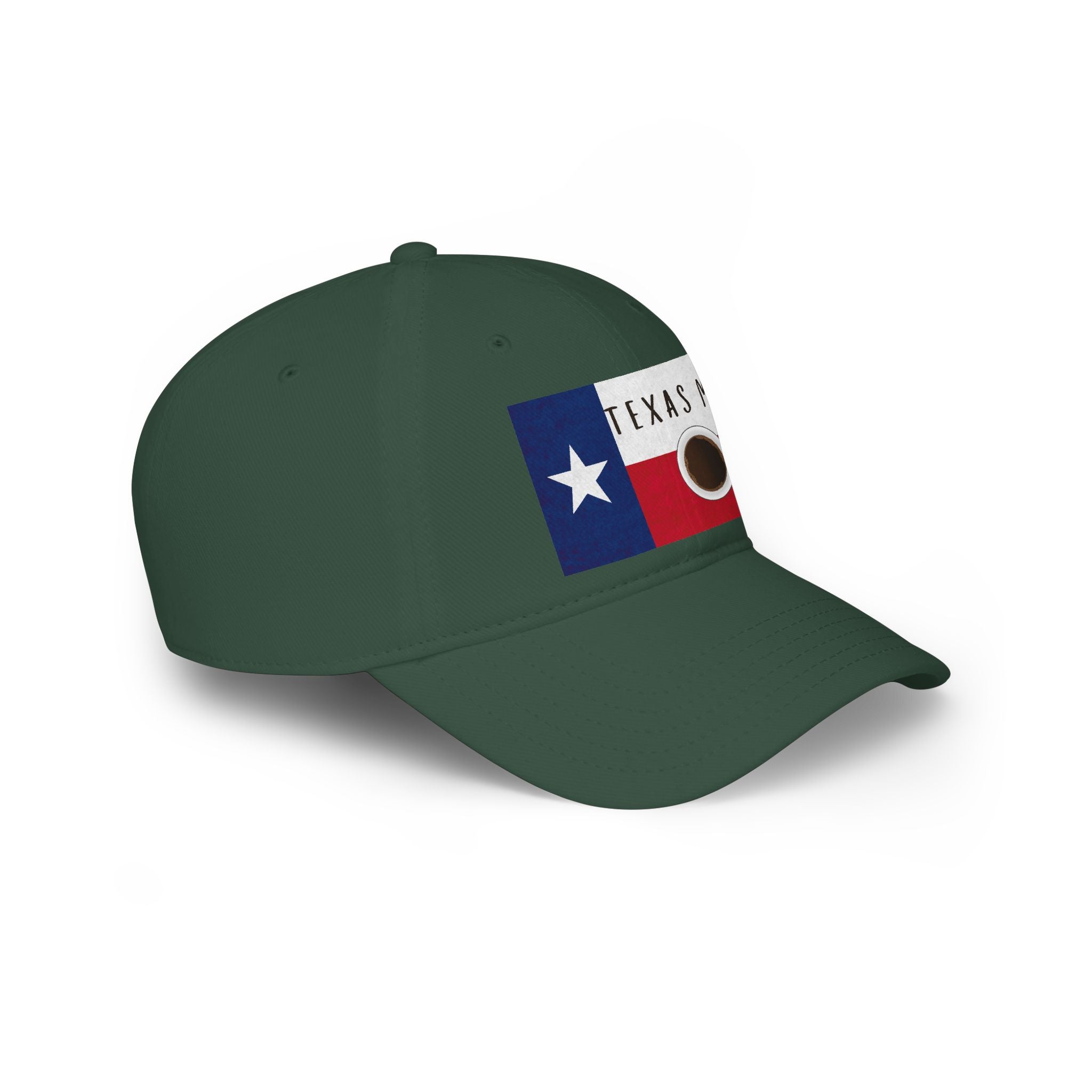 Texas Mud Coffee Flag Cap — Low Profile Baseball Hat