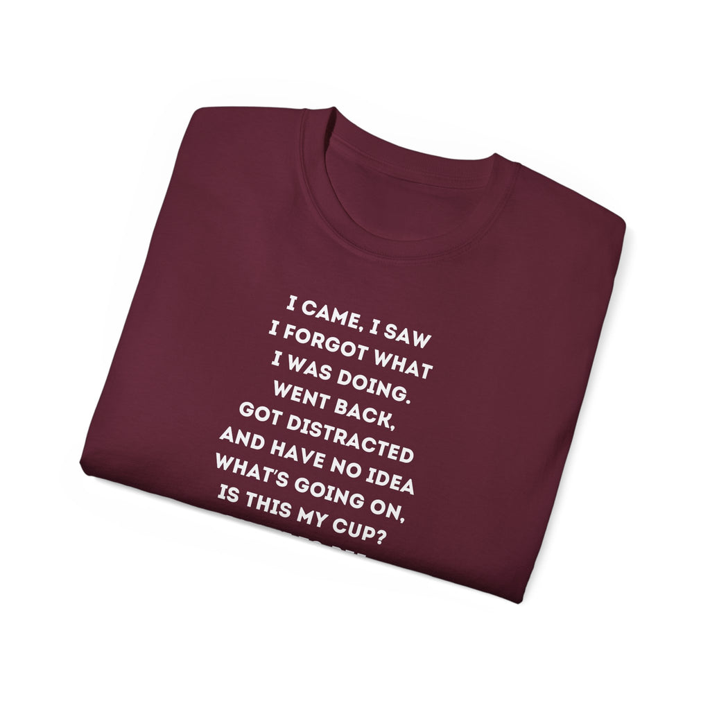 I Have to Pee Coffee Lover's Tee, Funny Quote T-Shirt, Unisex Graphic Tee, Gift for Him, Gift for Her, Birthday Present, Casual Wear