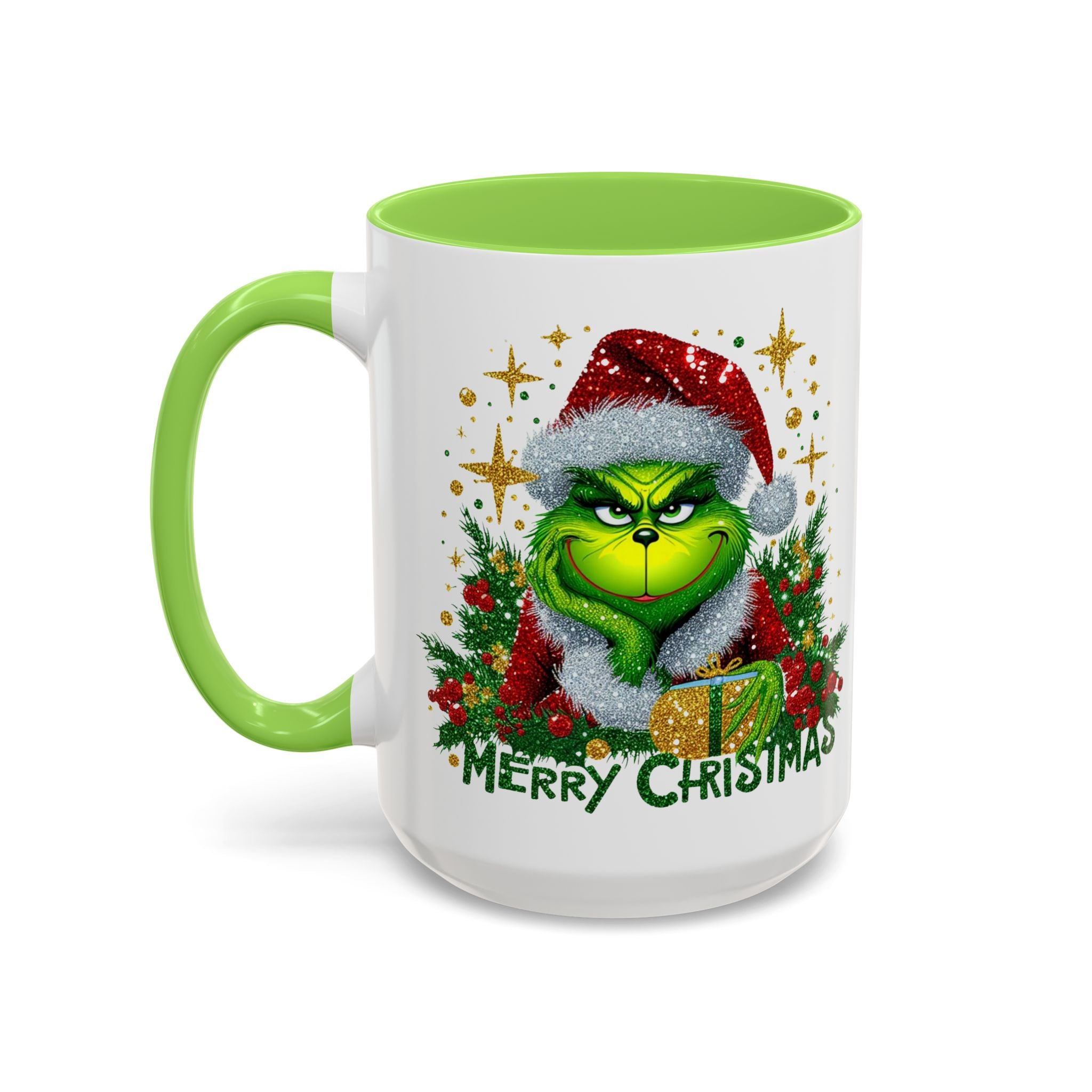 Grinchy Christmas Mug - 11oz & 15oz, Holiday Gift, Festive Beverage Cup, Winter Decorations, Fun Coffee Mug, Grinch Lover Gift